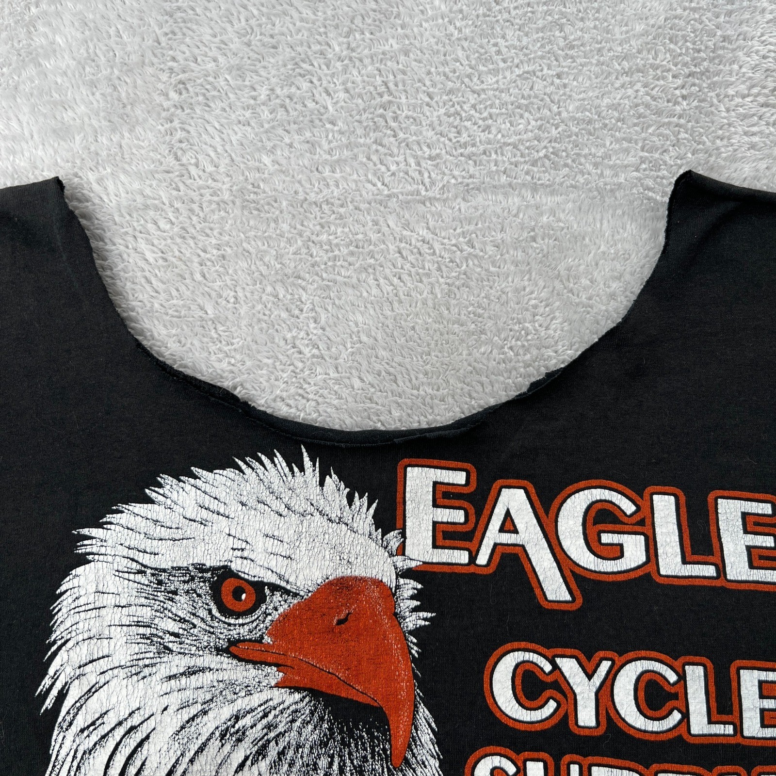 Harley-Davidson 1987 Vintage Graphic T-Shirt Medium Black Women Biker Rocker 80s