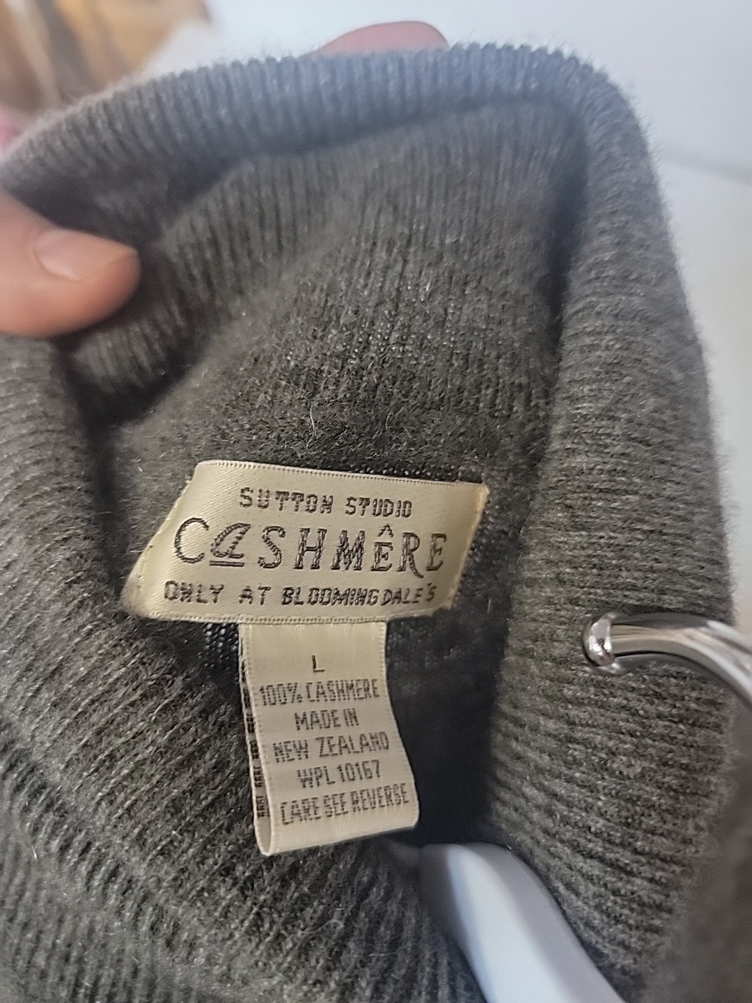 Cashmere Sutton Studios Large Turtle Neck Sweater Made In New Zealand