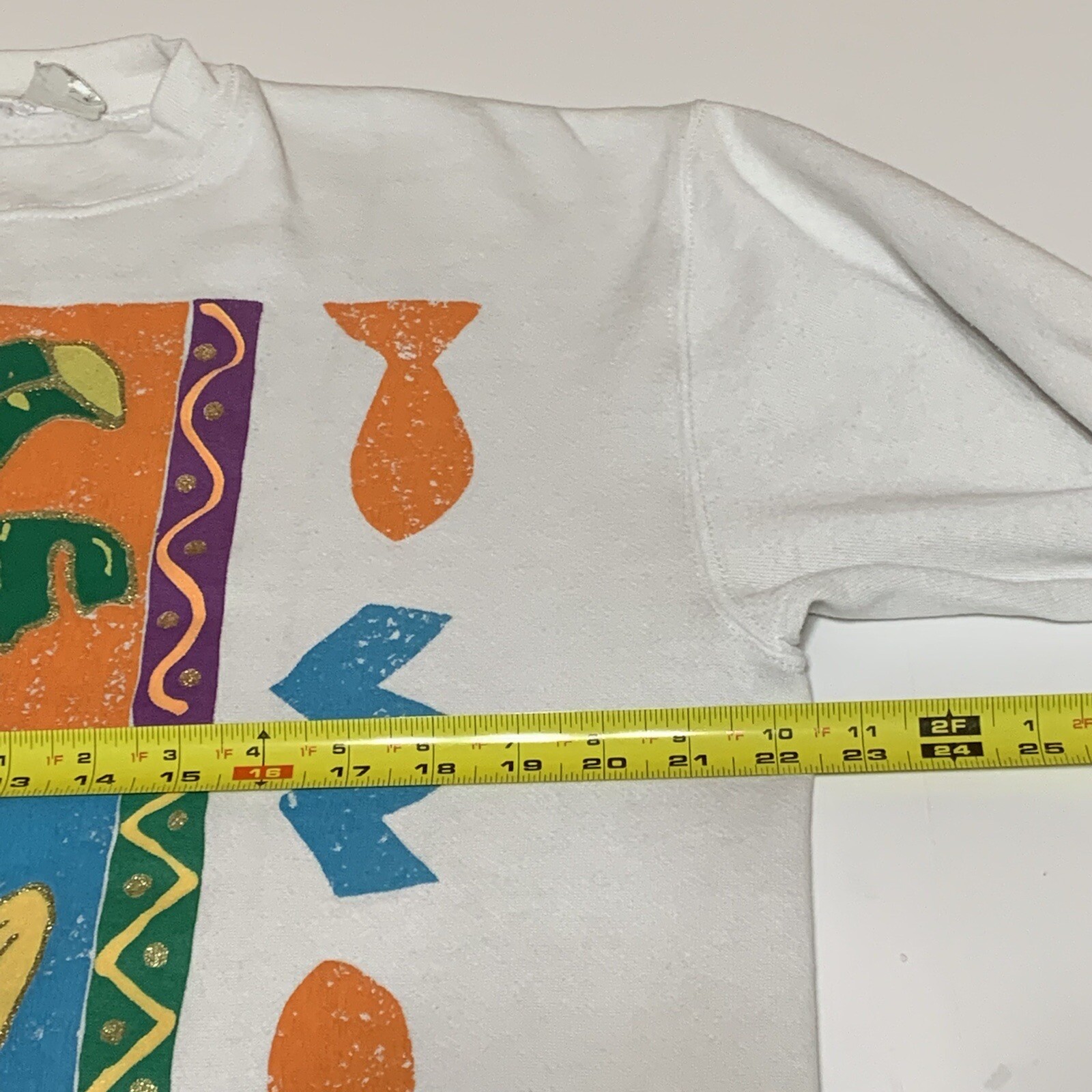 B.J. Design Concepts Vintage Sweatshirt Adult Unisex Size L Banana Orange