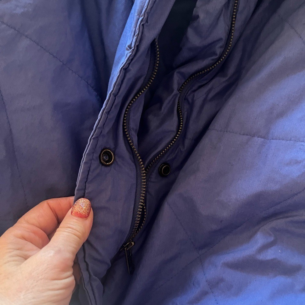J. Gallery Periwinkle Puffy Down Coat