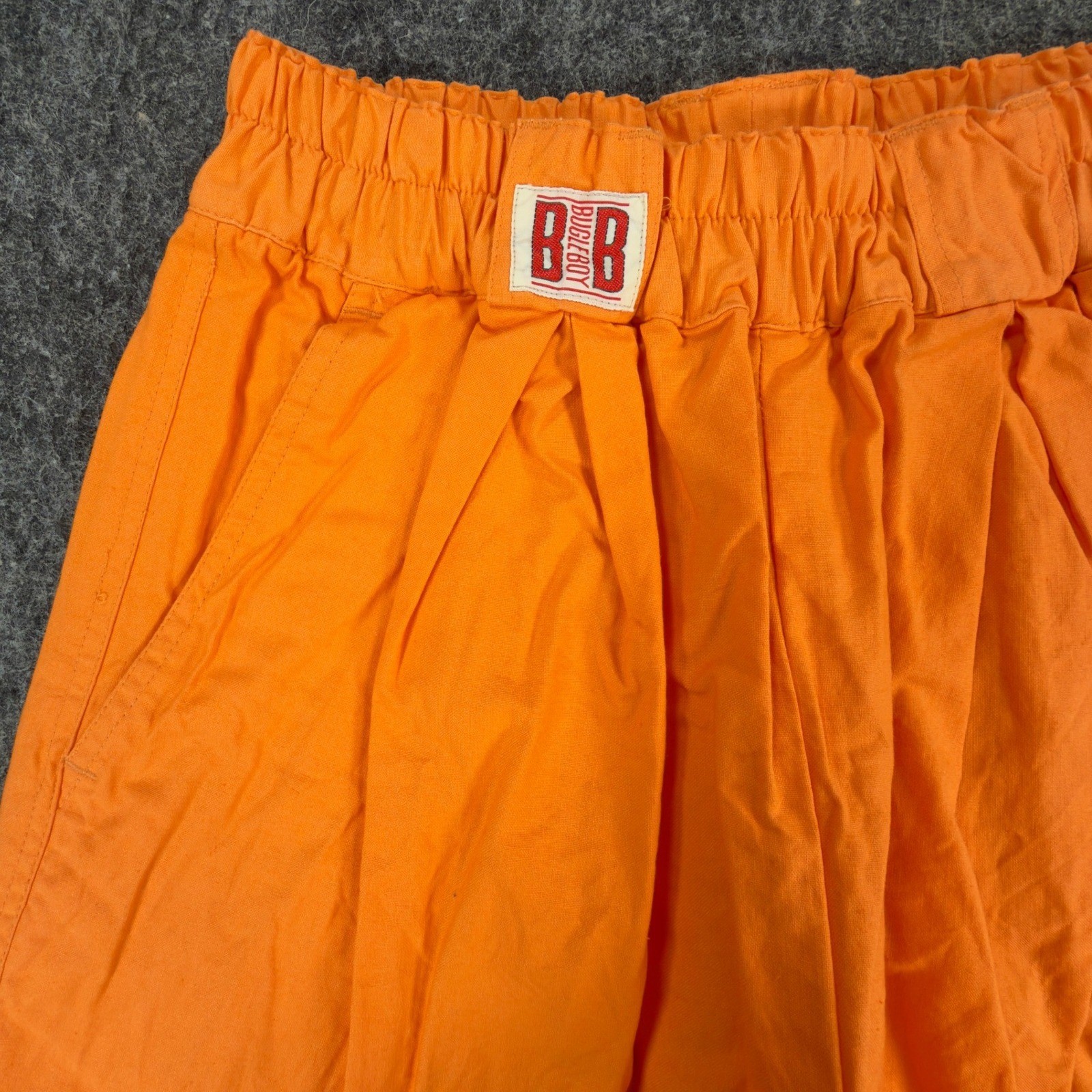 Bugle Boy Shorts Womens 7 Orange Cotton High Waist Vintage 90s 80701D47 NWT