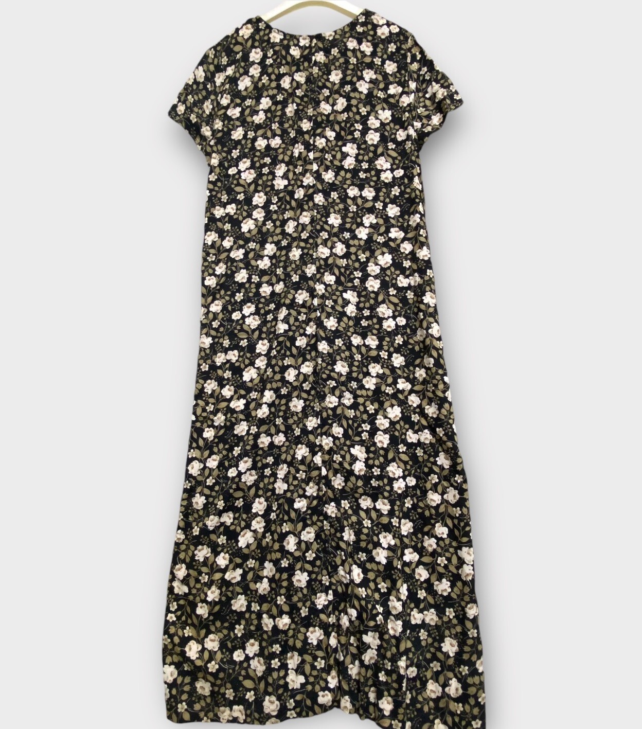 Vintage Scott McClintock Women’s Dress Medium Floral Maxi Button Front Prairie