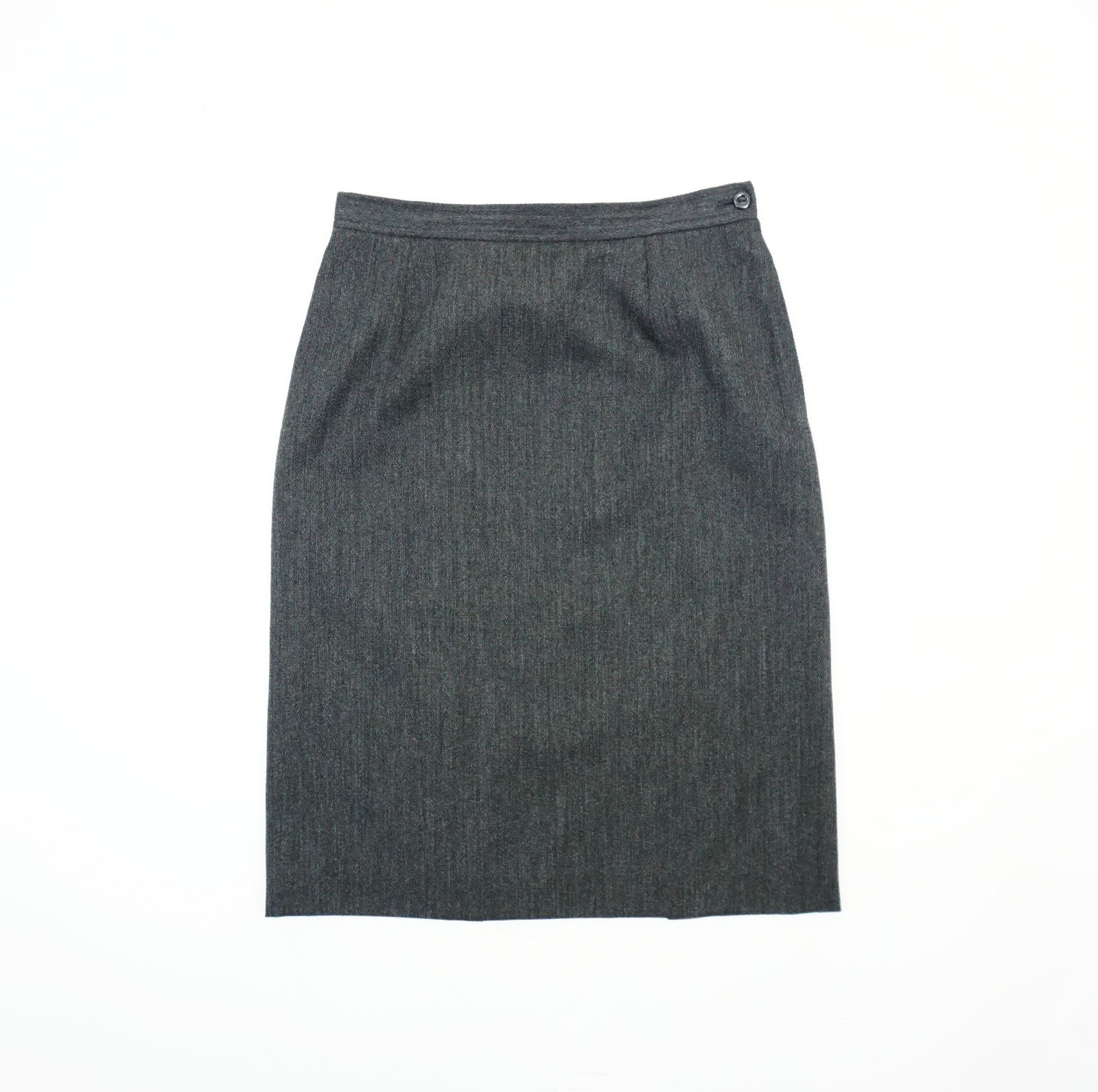 vintage 1990s SKIRT hungaro solo donna paris grey wool size M