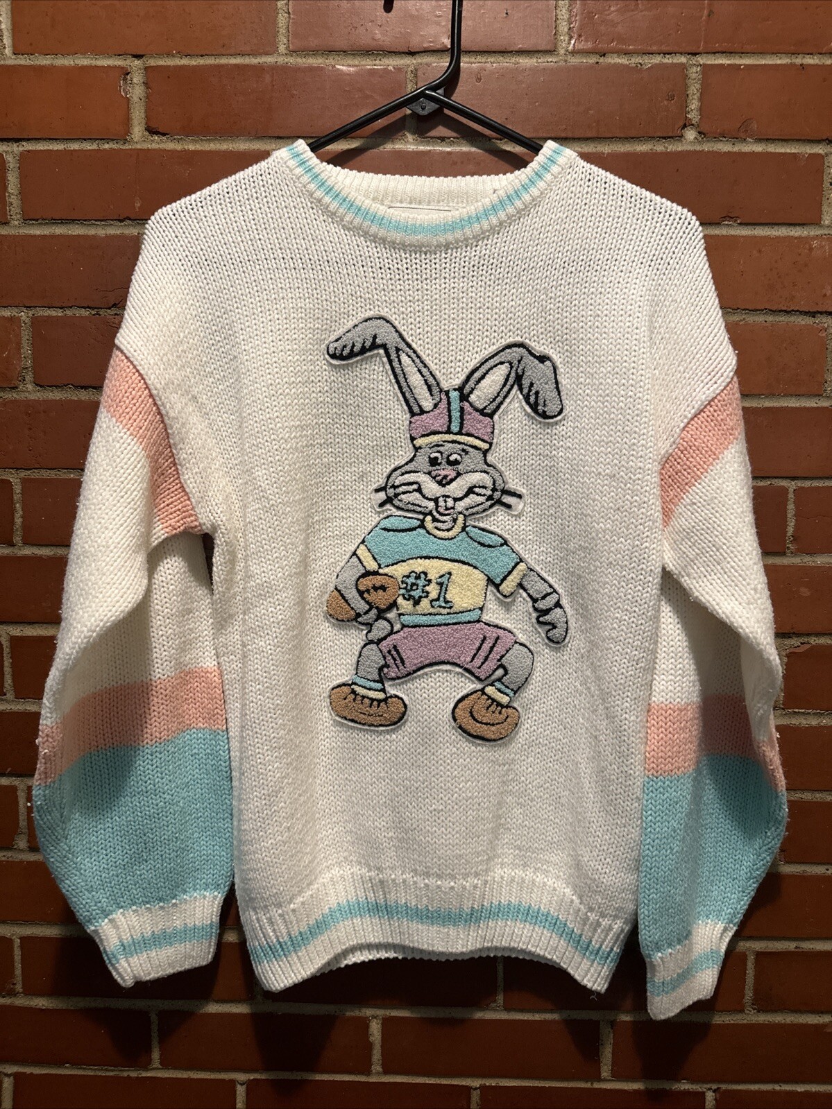 Vintage JJ Fargo Rabbit Football Sweater Medium