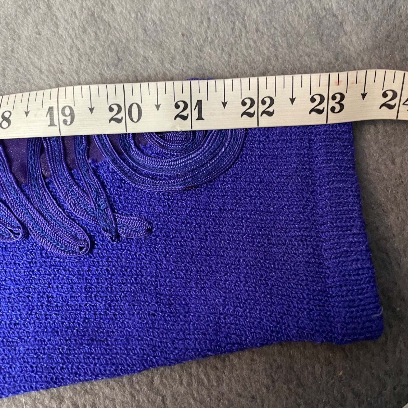 Vintage Jennifer Roberts Purple Wool Sweater Skirt Suit Set Womens 12 80s VTG