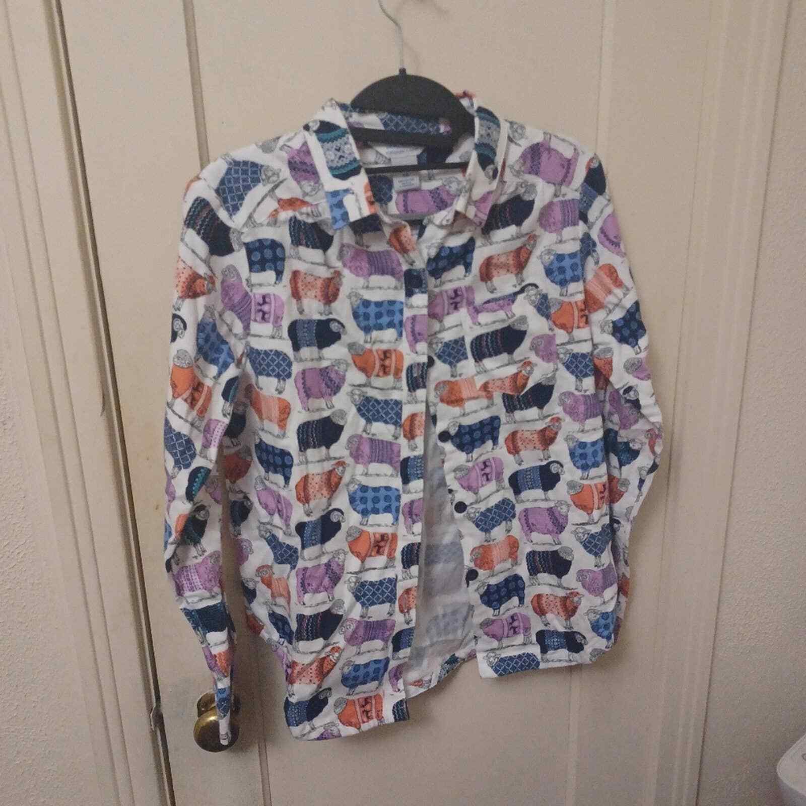 Sleepsense Sheep Portuguese Flannel Pajamas Sz XS