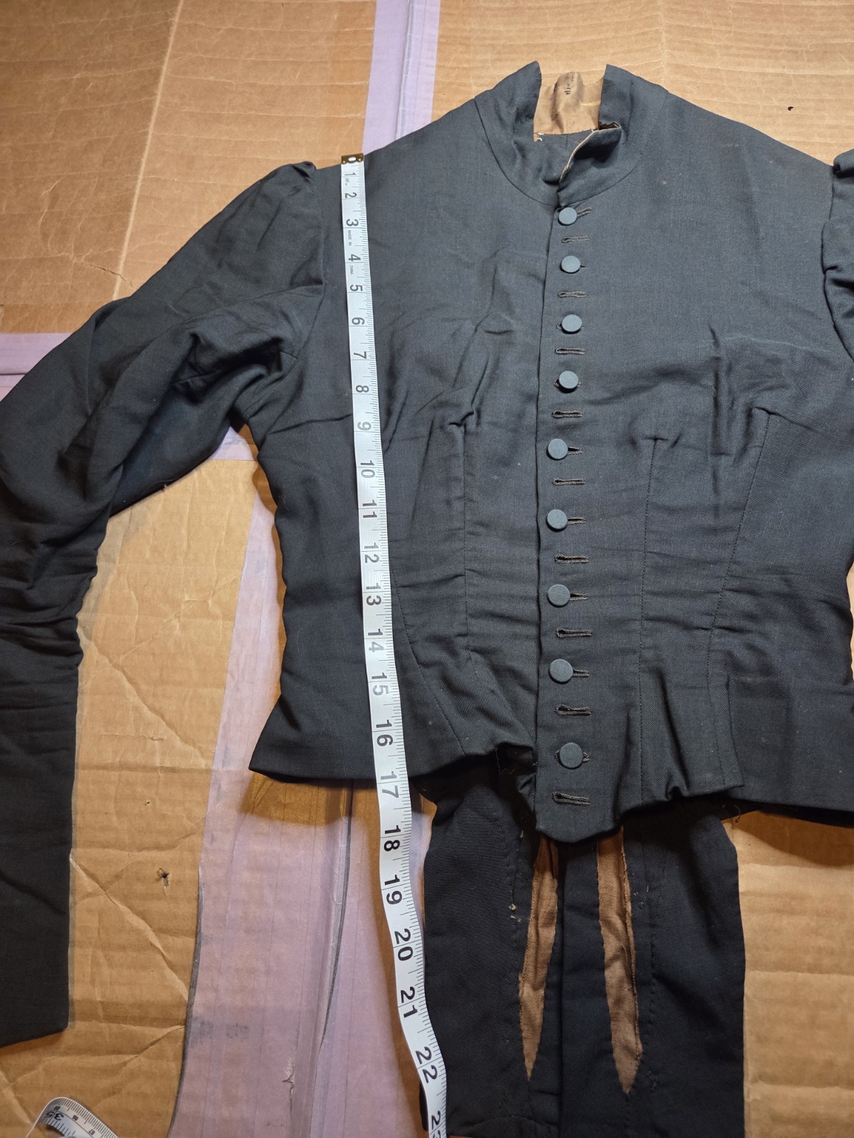 2pc. Black Victorian Riding Habit/Suit READ!