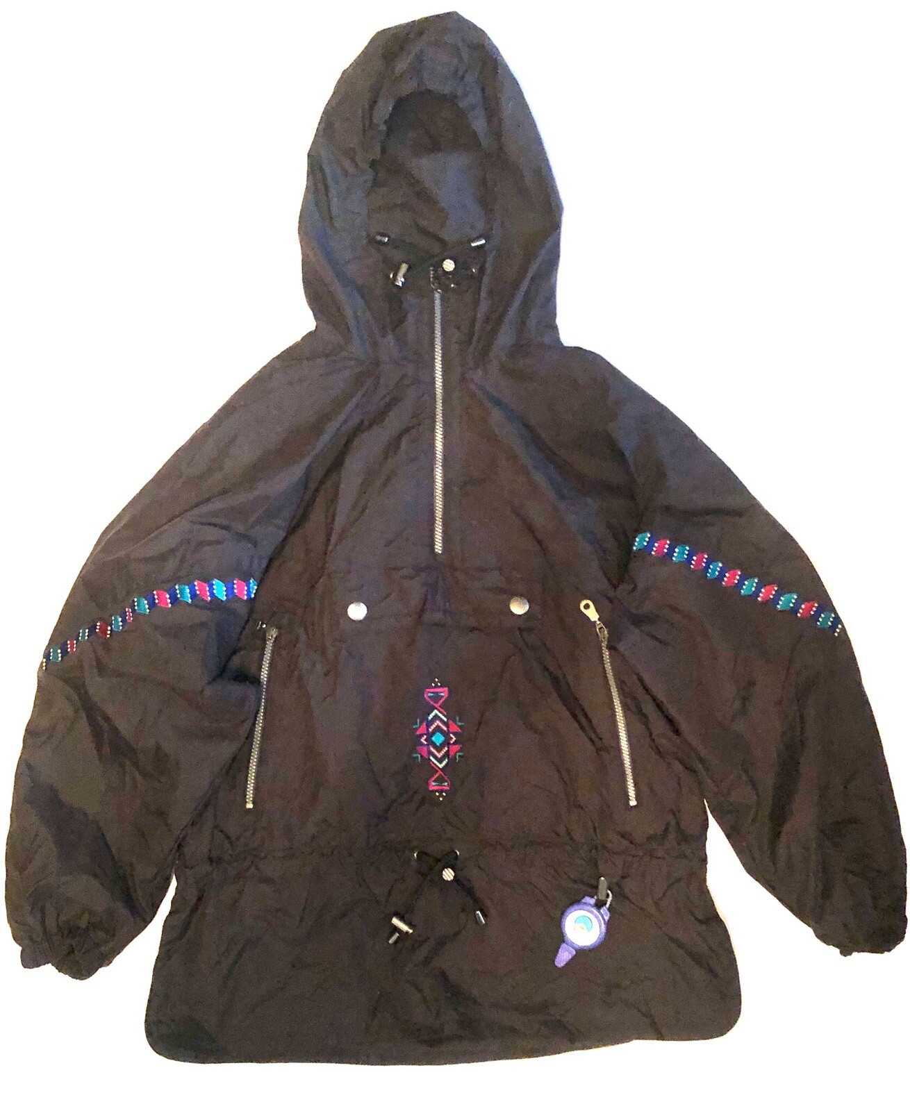 Vintage Ladies Size 8 Medium? Kaelin Snuggler Carly 3/4 Zip Pull Over Ski Jacket