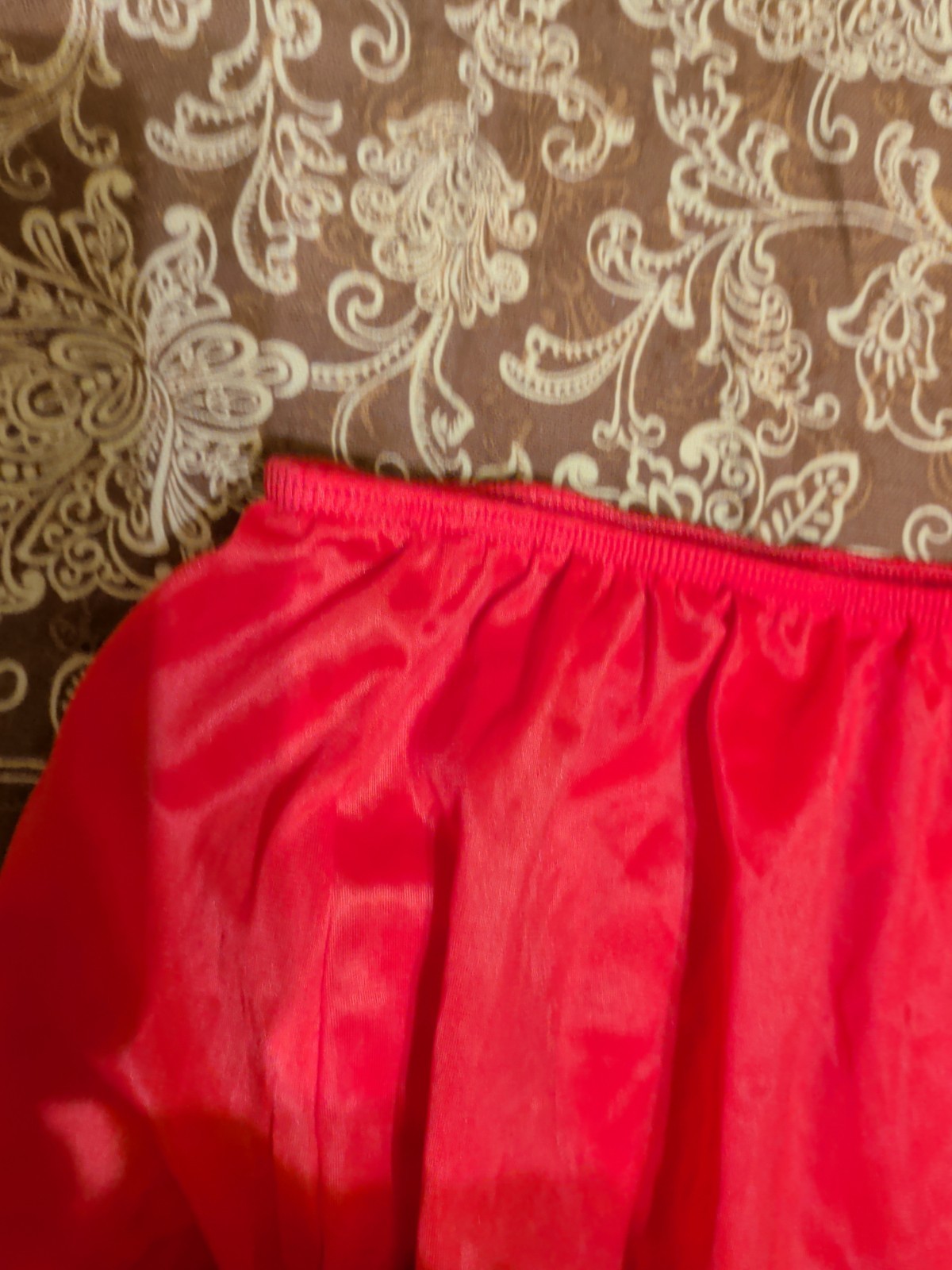 Vintage Satin Granny Panties Size 7