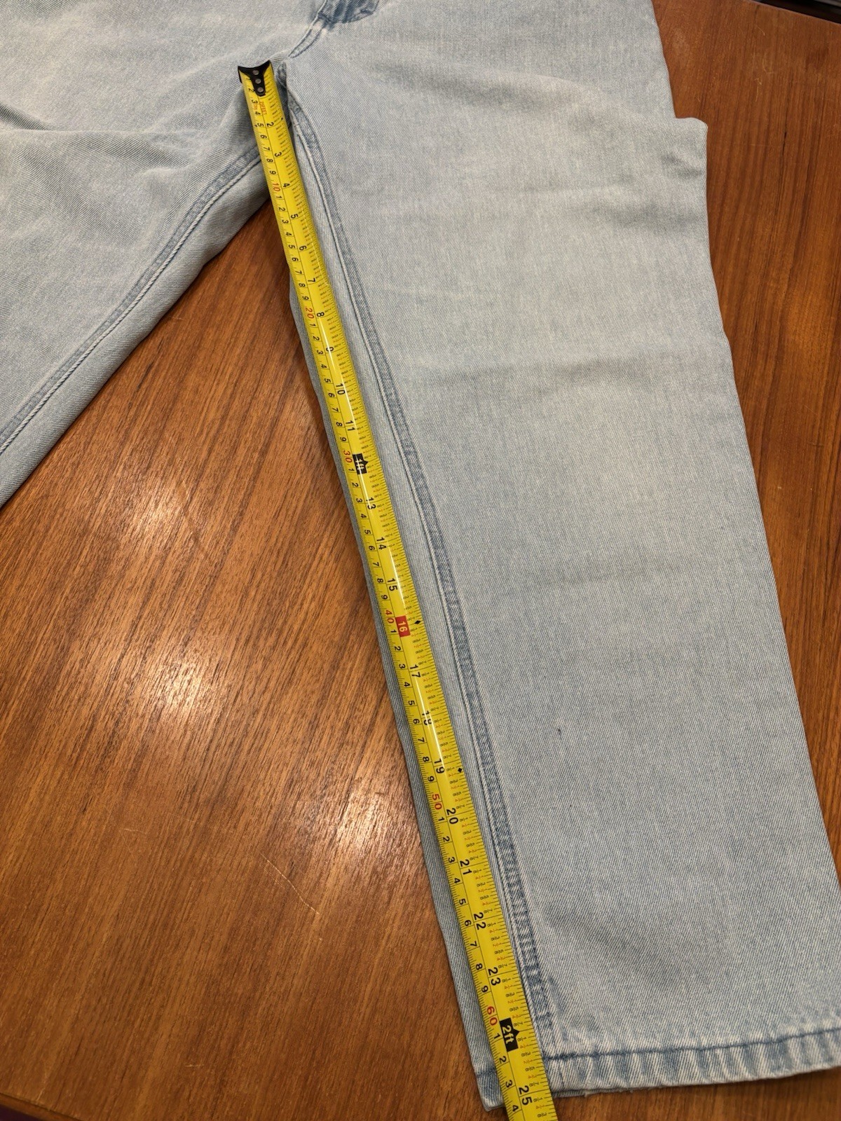Vintage 80s Mom Gitano High Rise Mom Jeans Elastic Waist Light Wash 16 Tall