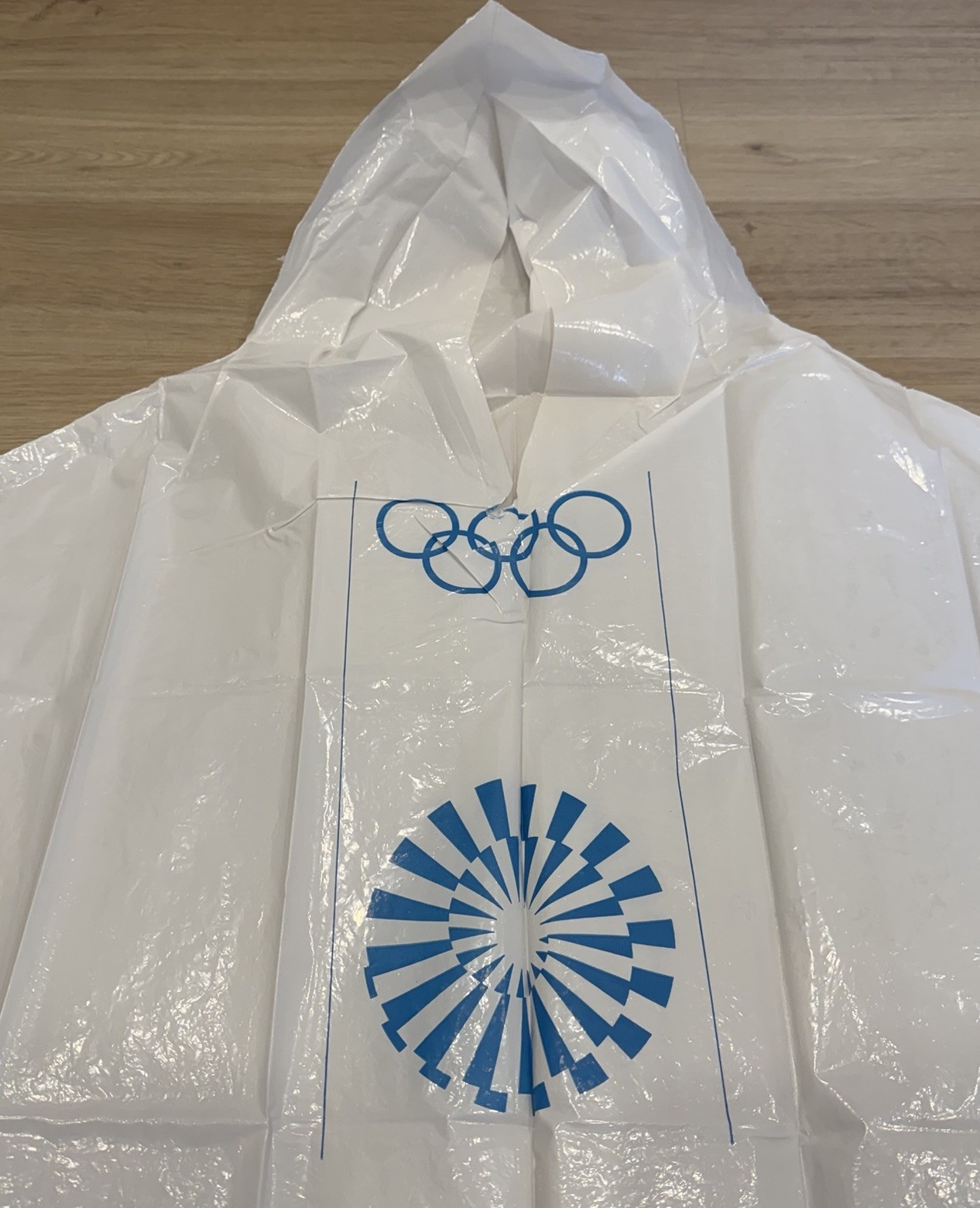Authentic Vtg 1972 Munich Olympics Rain Cape Poncho Uniform West Germany NEW