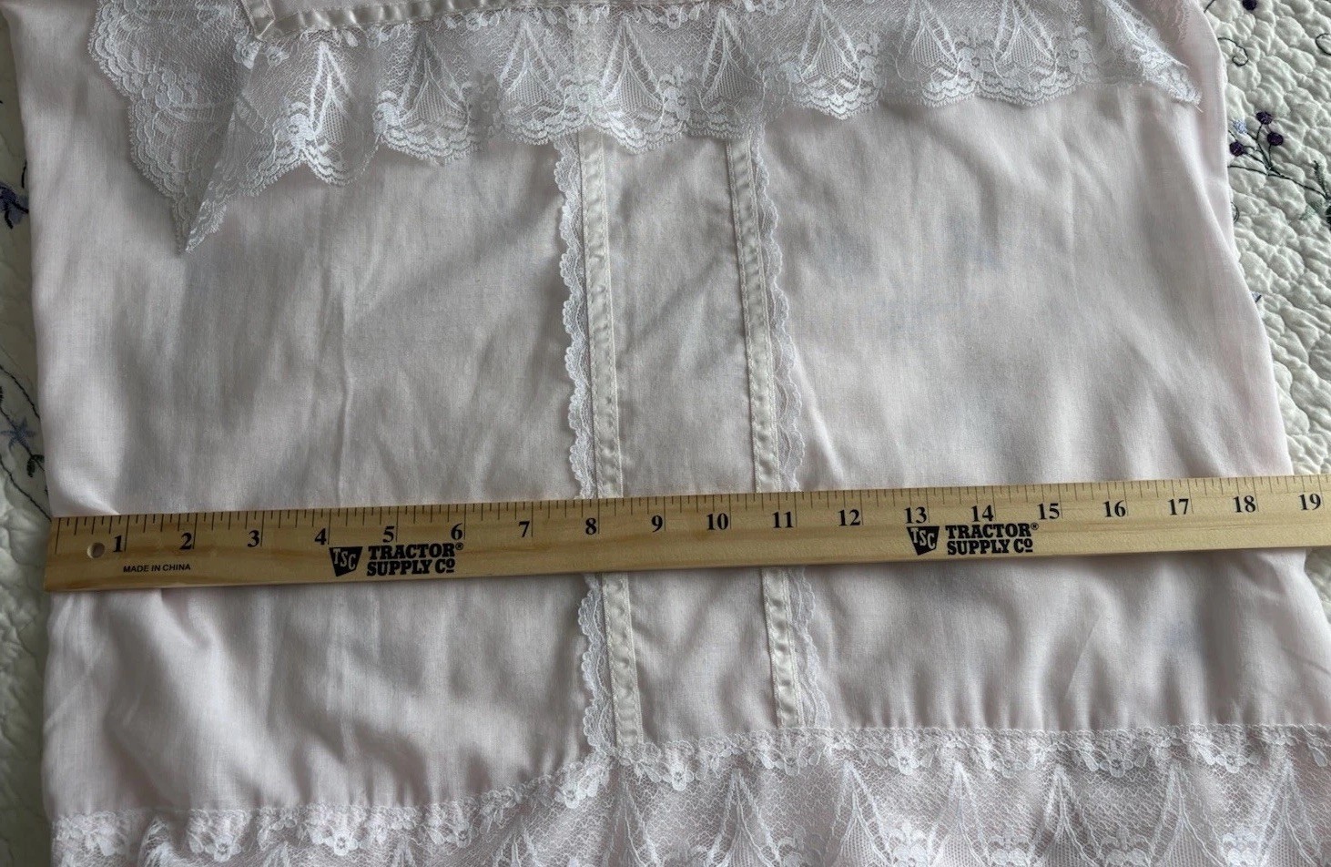 Vintage Jessica McClintock Dress Sz 9 Cottage Core Prairie Victorian Lace