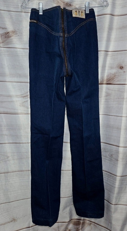 VTG SZ 30 9/10 Rag City Blues LA Zip ALL The Way Around Denim Jeans Style 705