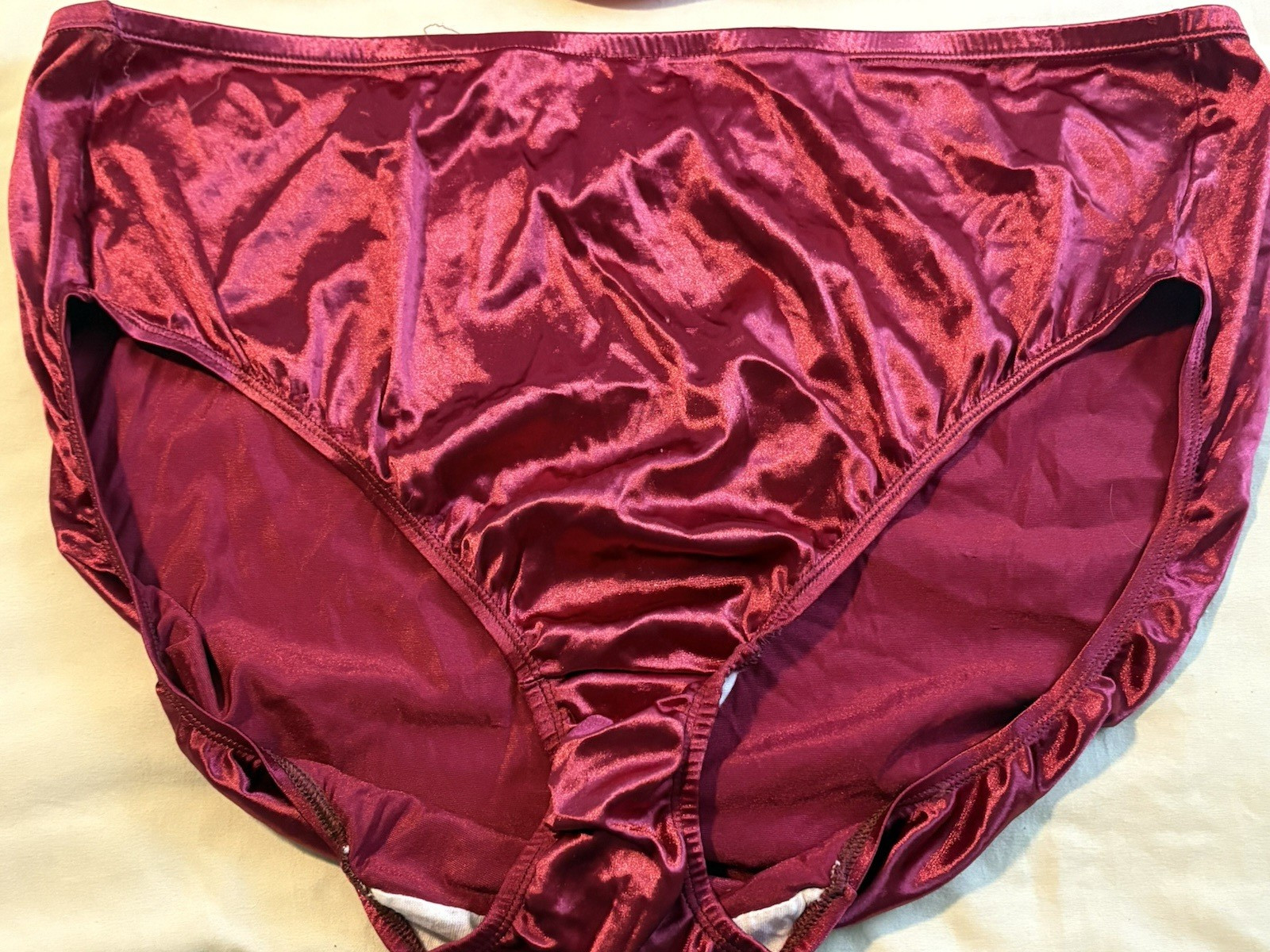 Lot of 4 Vtg Nylon Brief Panties Just My Size 13 3XL High Waist Granny 2nd Skin