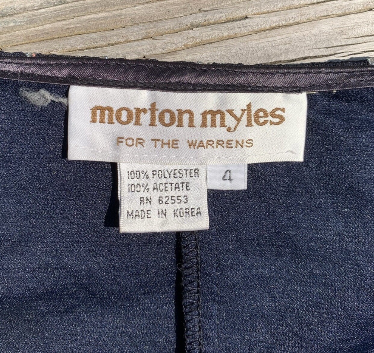 Morton Myles for The Warrens dress