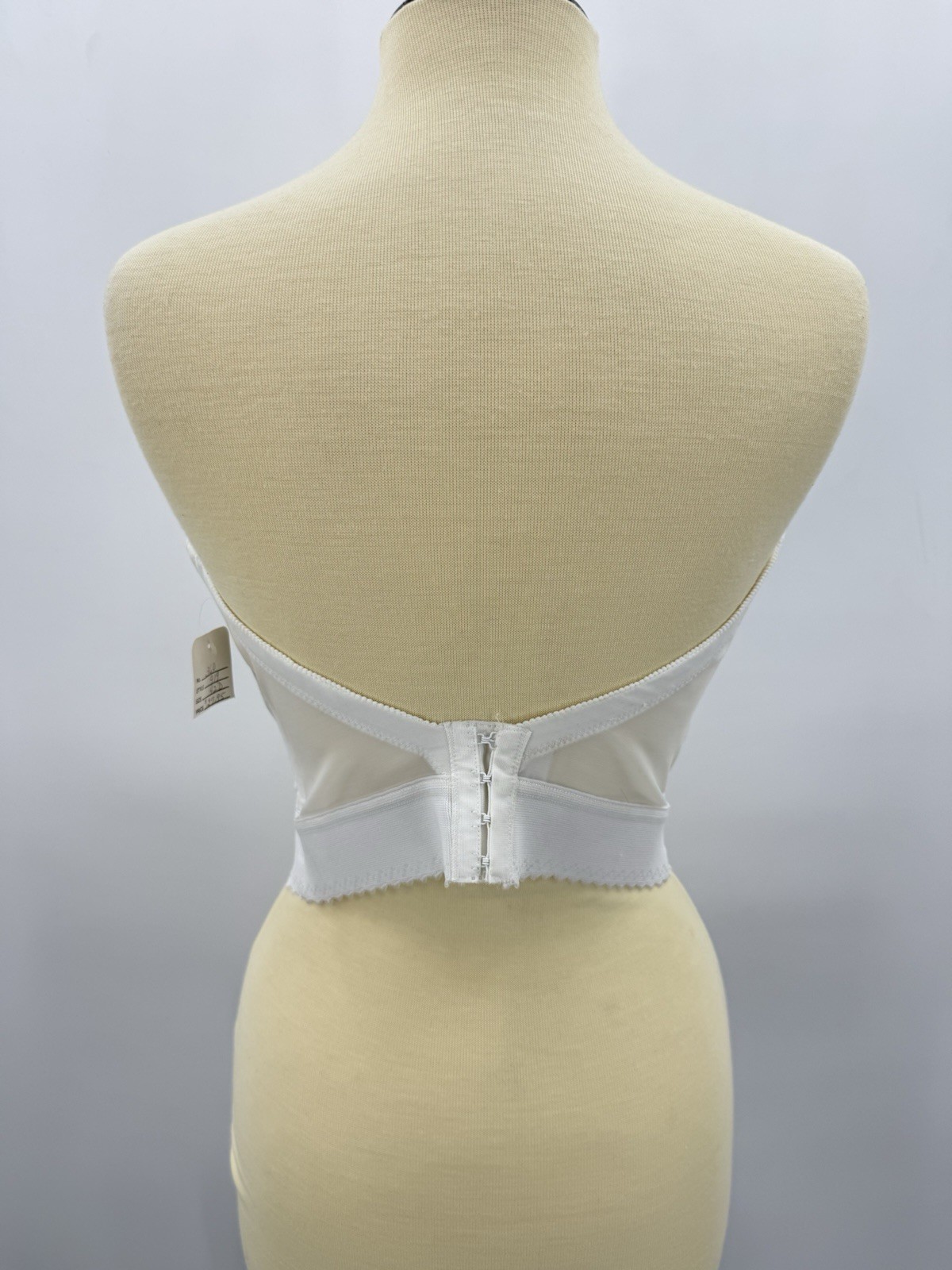 Vintage Wynette by Valmont Size 42D White Strapless Longline Bra NWT