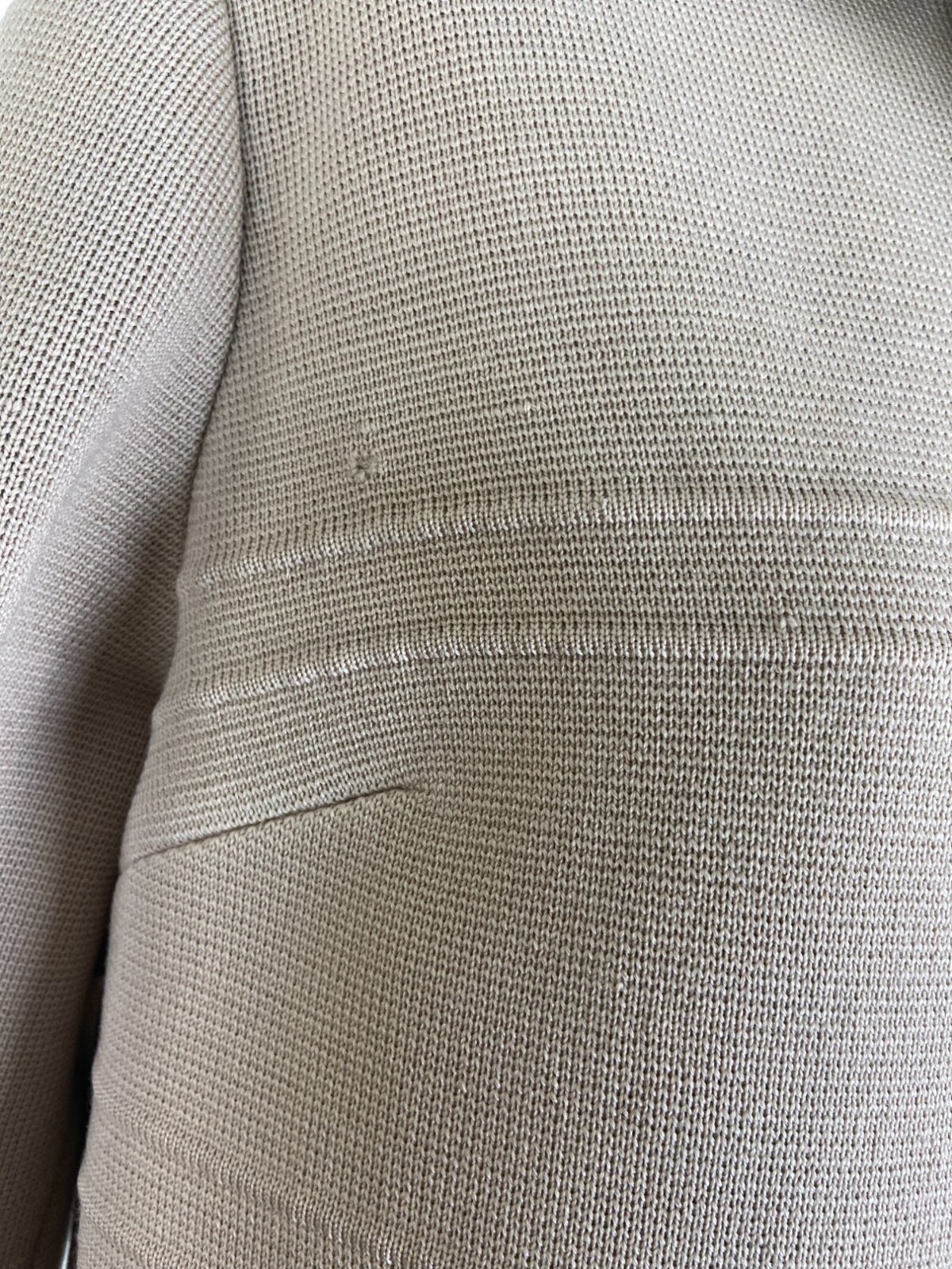 Vintage 60s Sweater Coat | Ivory hued knitted coat | Elegant Accessory | Size M