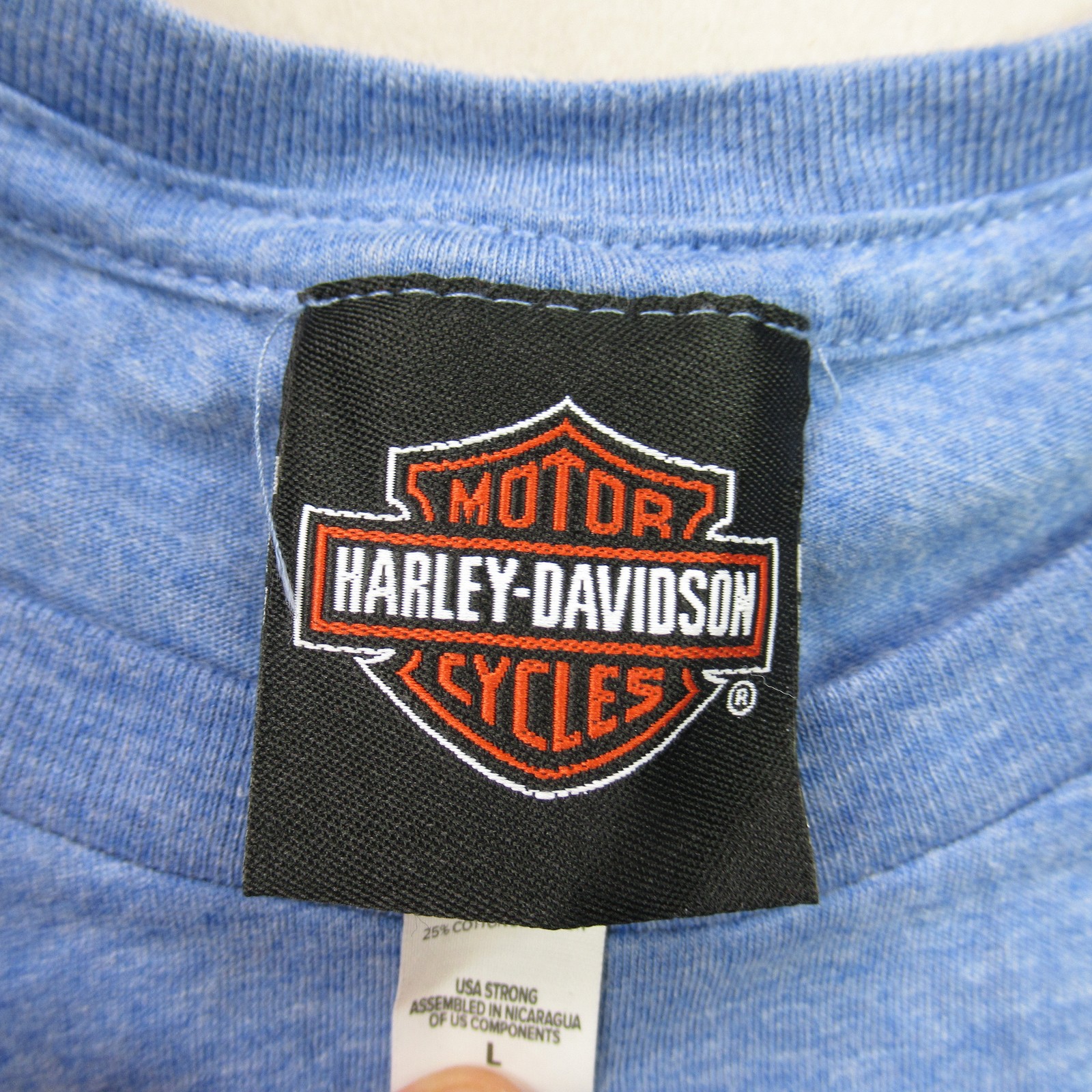 Harley-Davidson Women’s Blue 2024 Sturgis Black Hills Rally T-Shirt Size L
