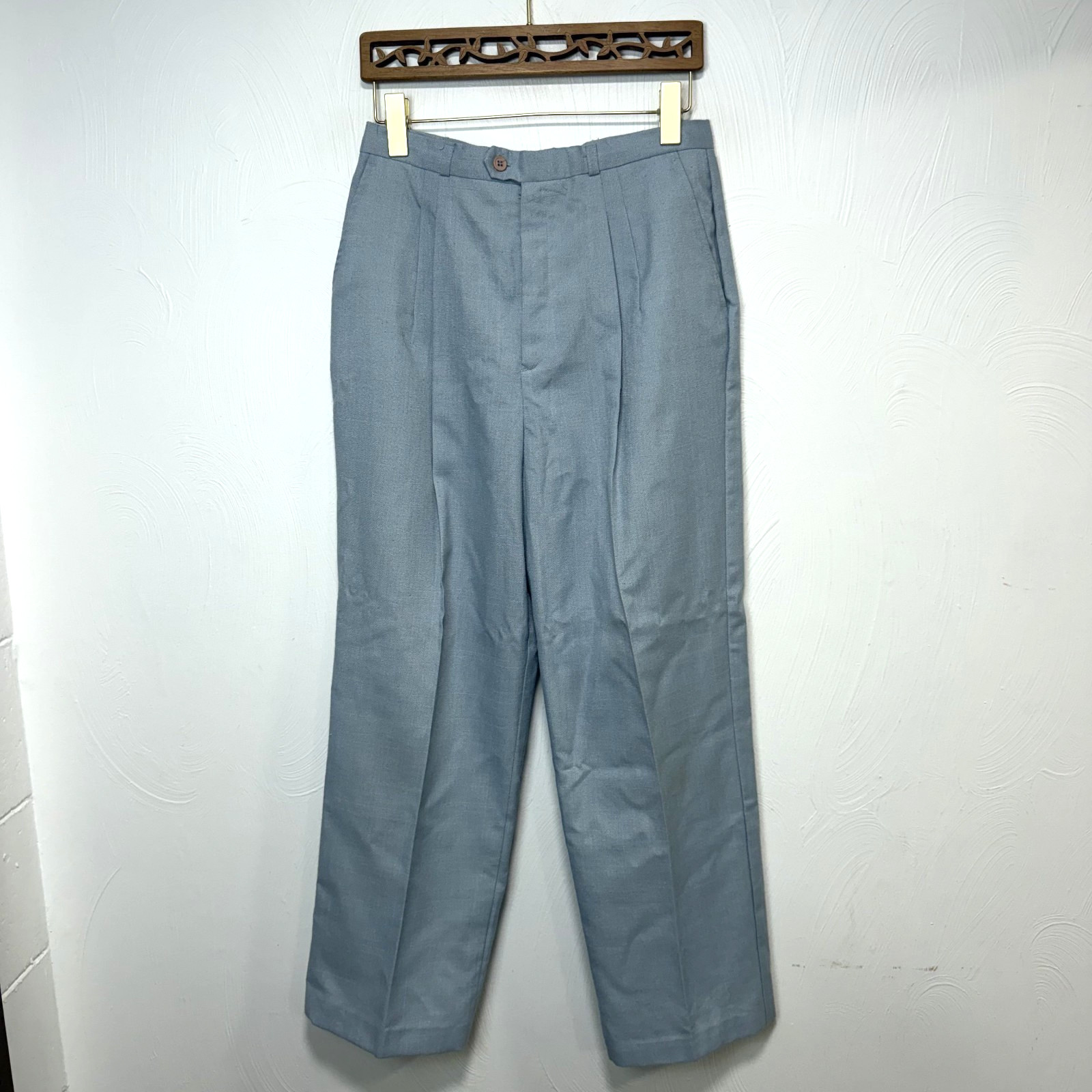 Vintage Liz Baker Women’s Blue Pleated Business Casual Slack Pants Size 16