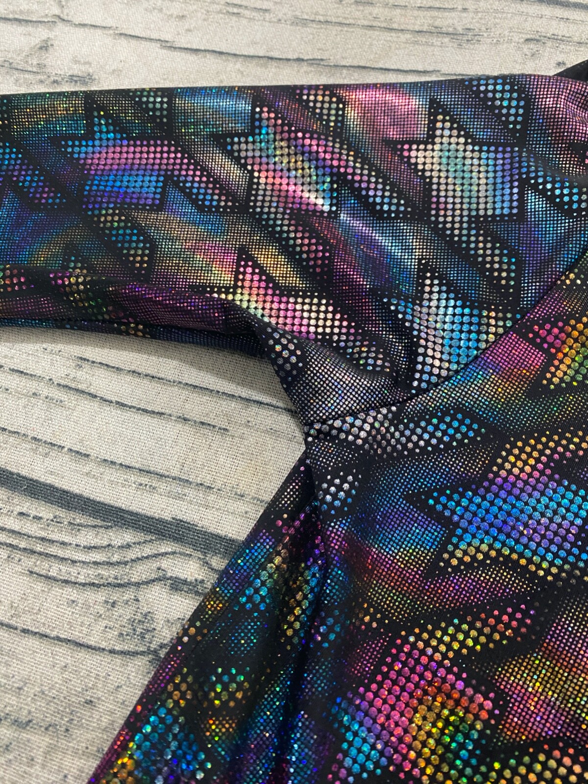 1849 Authentic Ranchwear Vtg 80s Western Zip Jacket Embellished Iridescent Disco