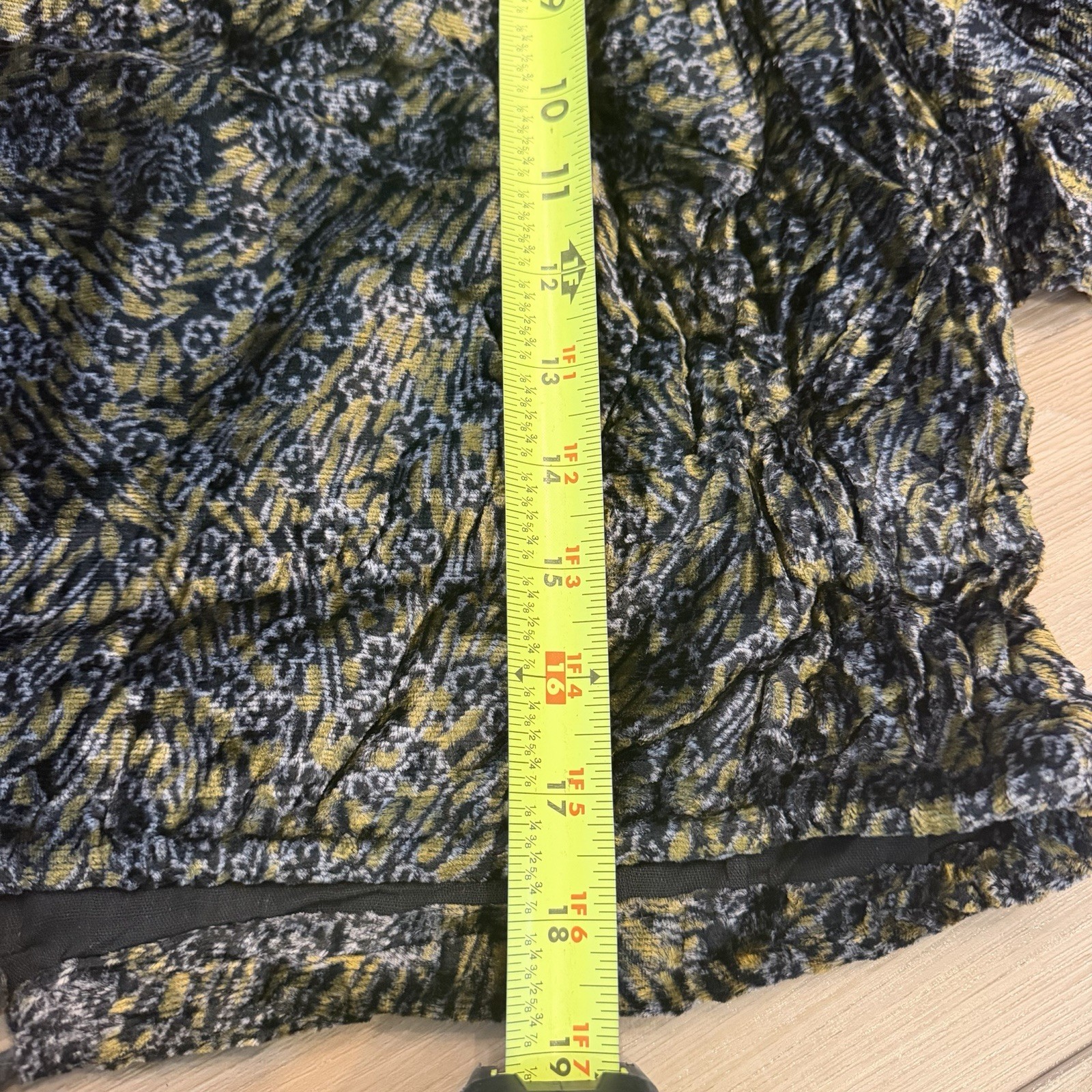 Vintage Speed Limit MPH Sequin Velvet Jacket Floral Abstract Women’s L Cropped