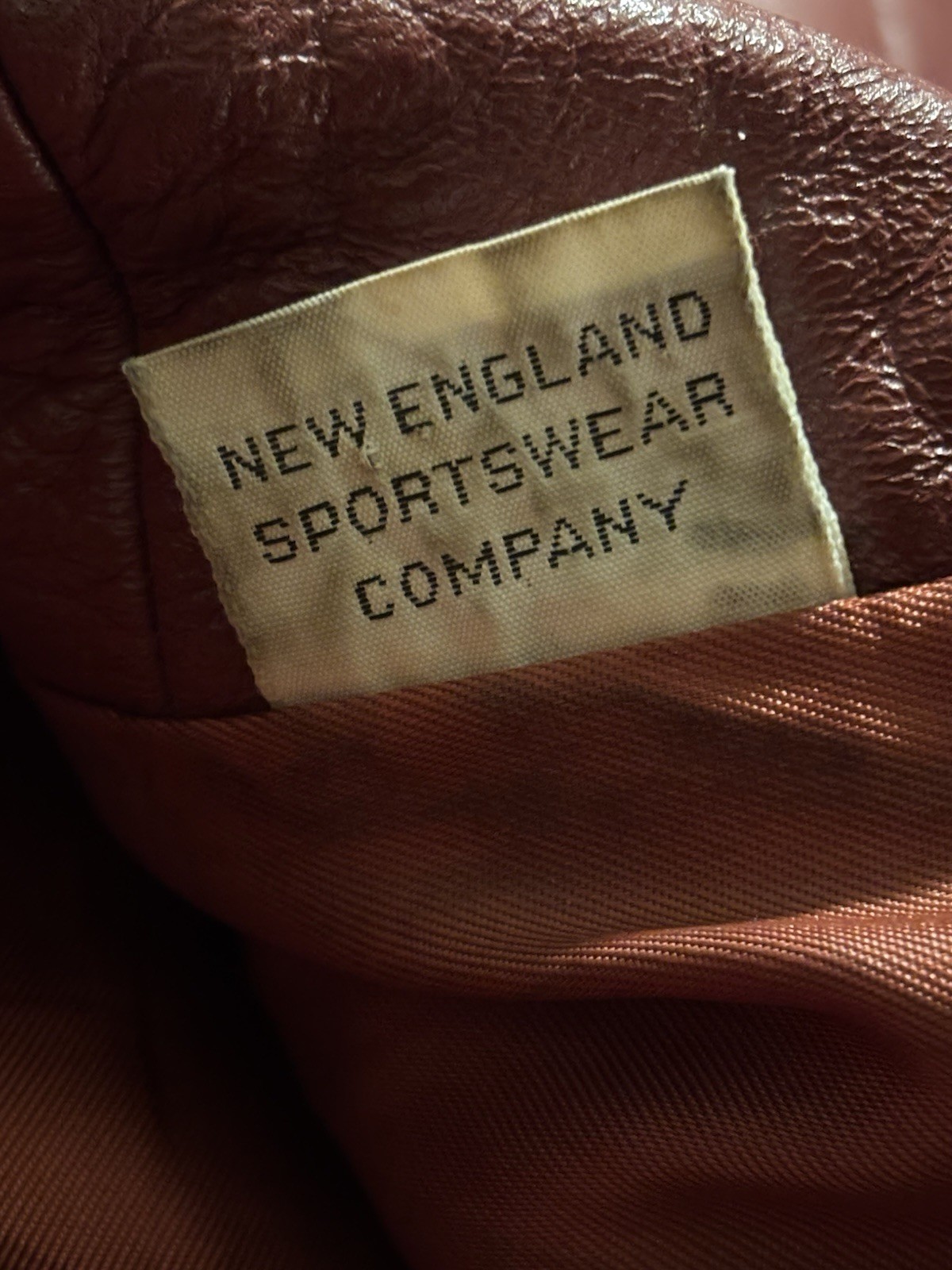 Vtg Leathers by New England Sports Wear Co Leather Trench Coat Women’s Medium