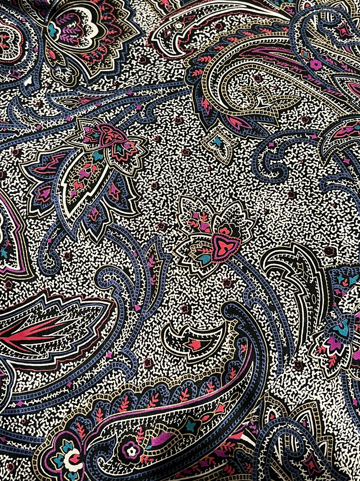 VTG 80’s Body Drama Lingerie Women’s Multicolored Paisley Print Kimono SS Robe M