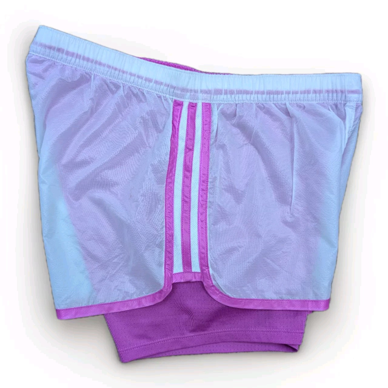 Adidas Glanz Nylon Shorts Running Womens Gym Climalite XS Vintage Sports Gym