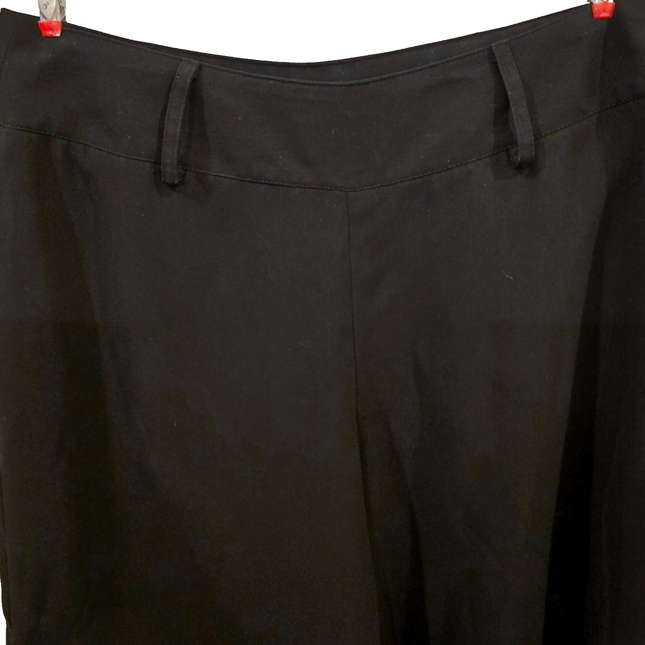 VTG 2000s Worthington Culottes Pants Womens 10 Black Gaucho Wide Leg Crop