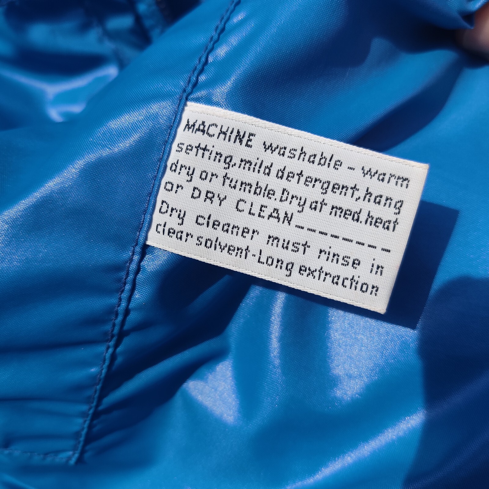 Vintage Roffe Women’s Ski Sally Jacket Coat Bright Blue Sz Medium