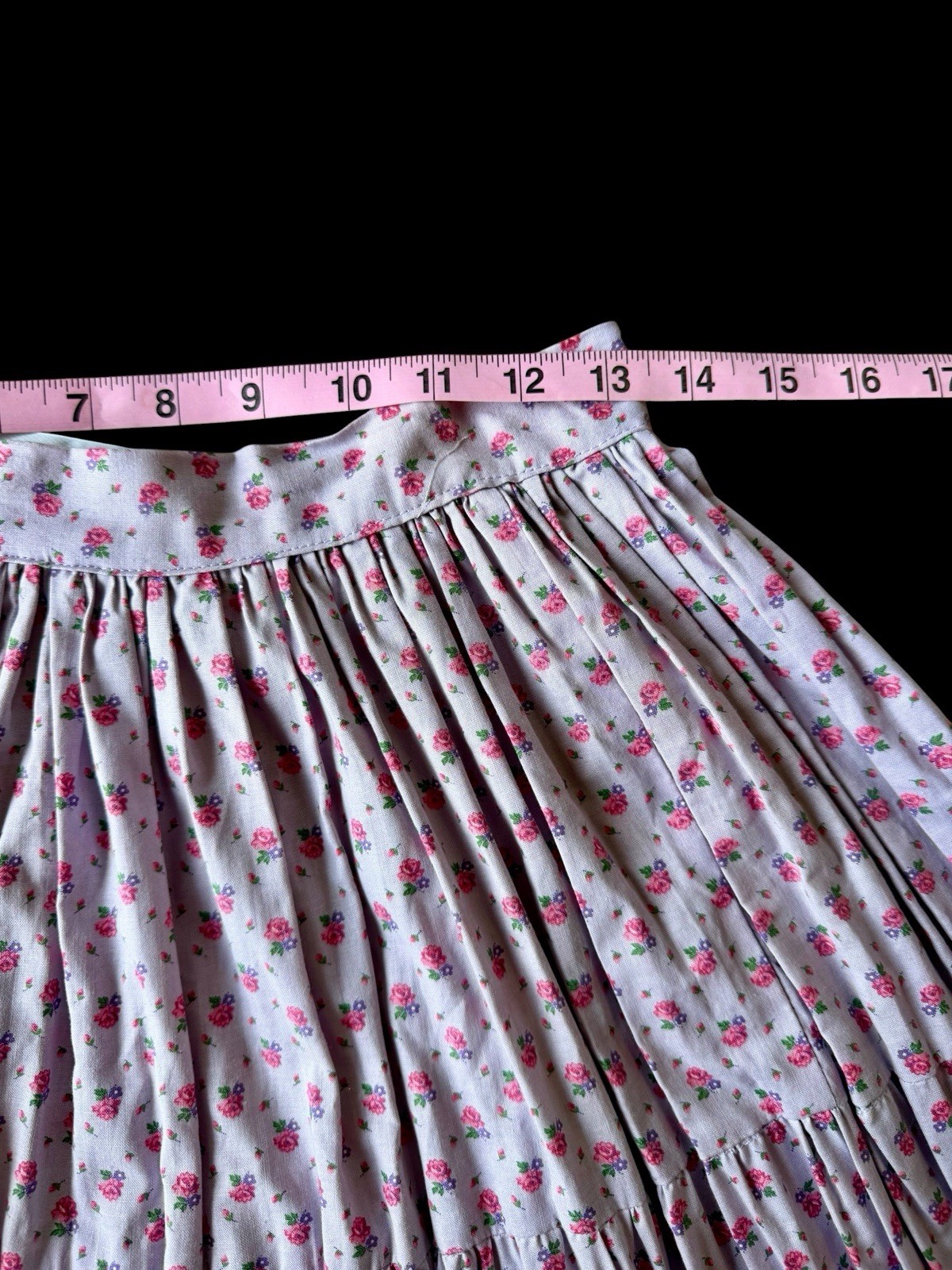 Vintage Martha of Taos Skirt Sz S Quiet Luxury Broomstick Western Boho Floral
