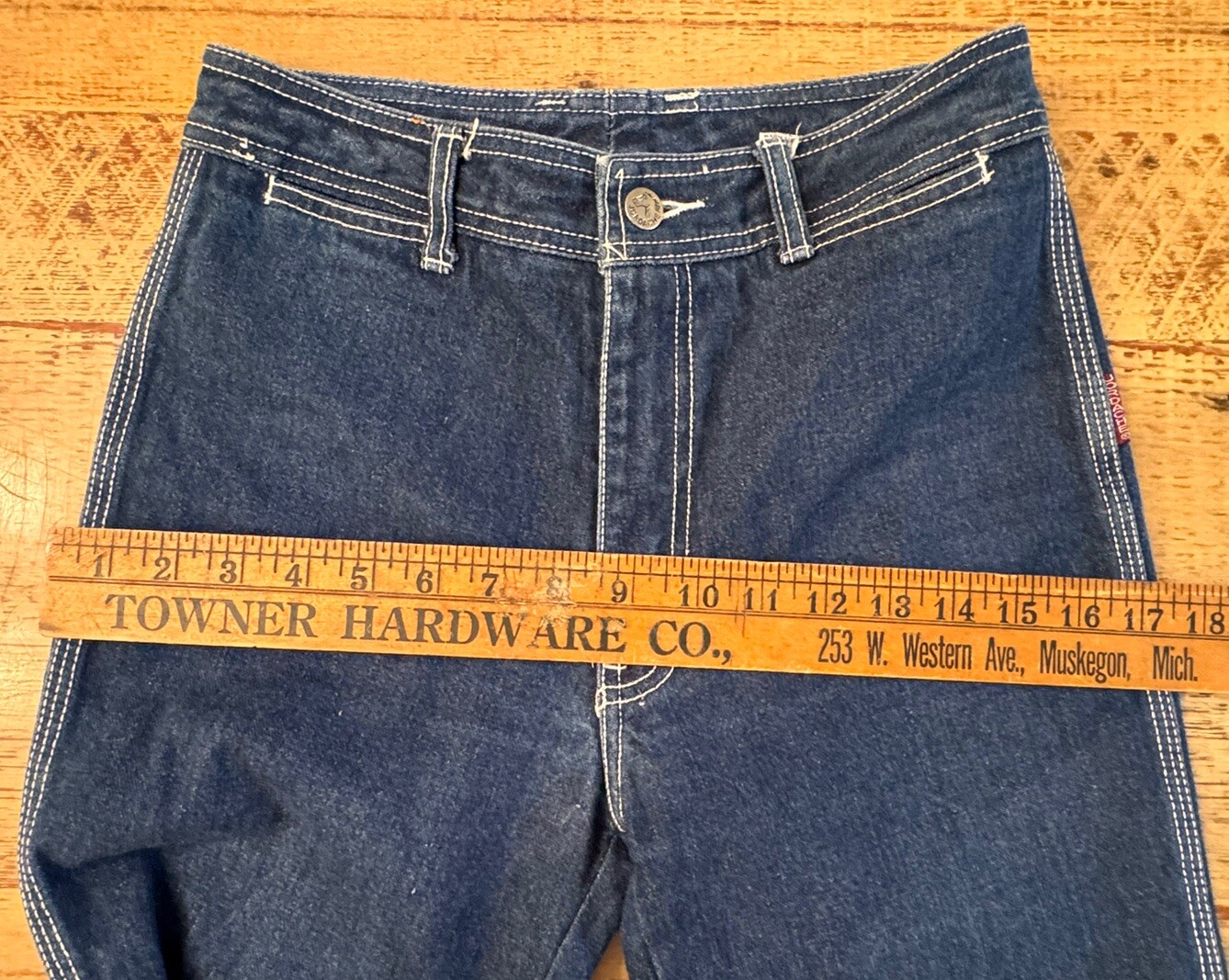 Vintage Jordache Jeans Androgyny Dark Wash High Waist 70s 80s 26×31 Disc G2U