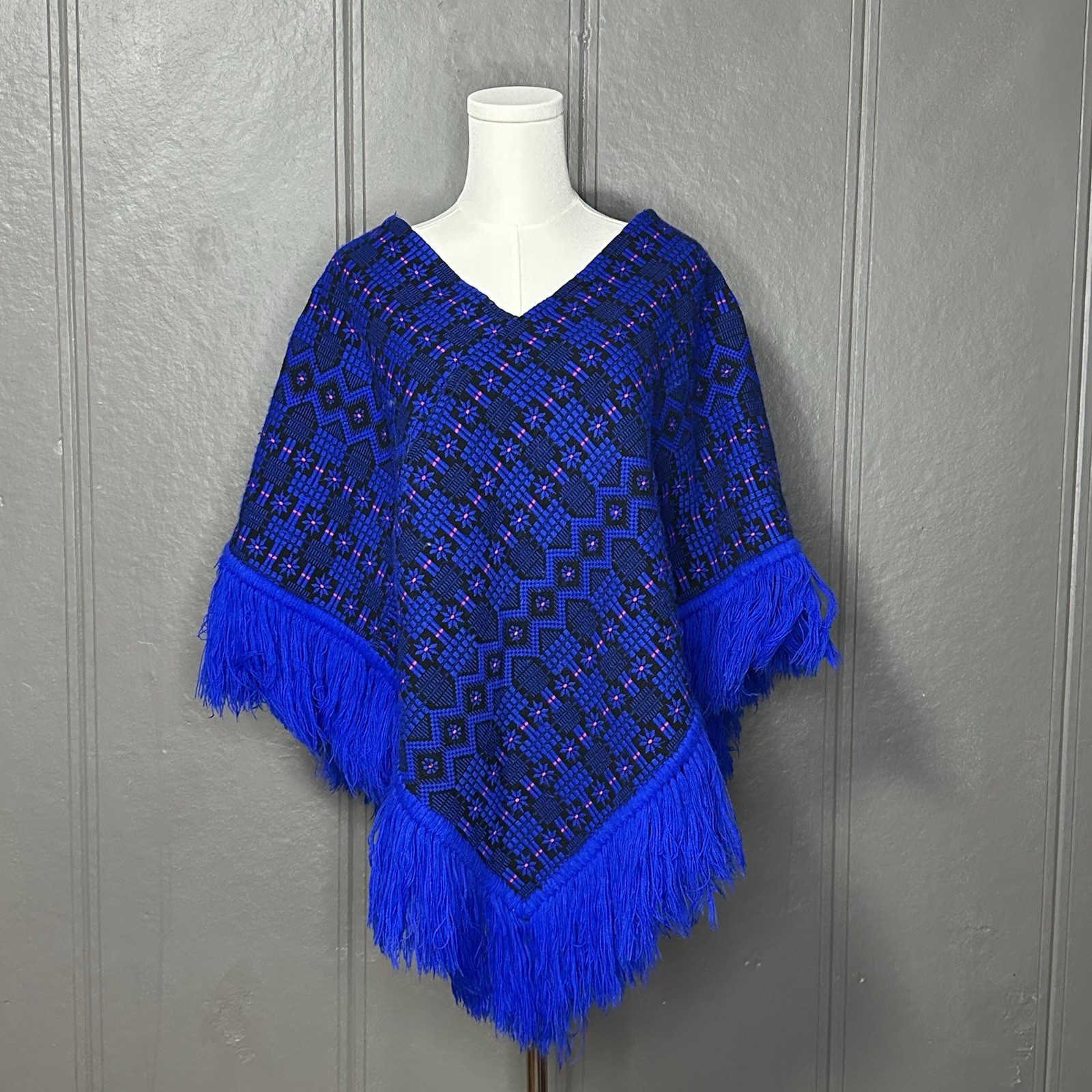 Vintage Americana Knitting Mills of Miami Poncho
