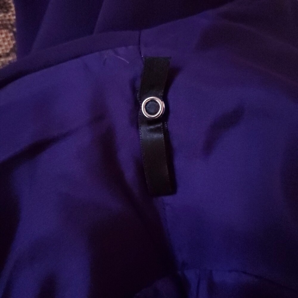 Vintage 80s Designer Purple Gown Stanley Platos
