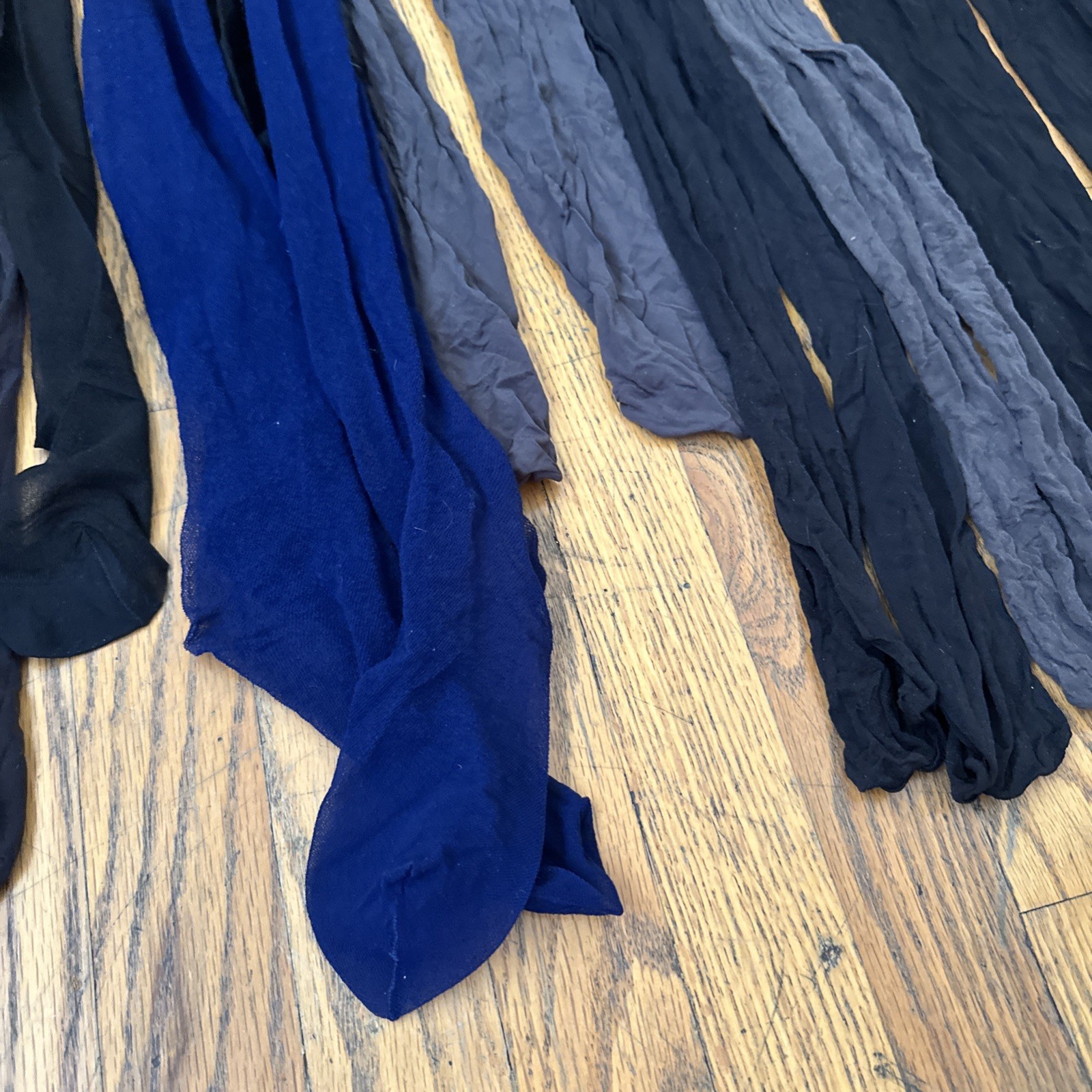 Lot Of 11 Vintage Women’s Black & Grey Nylons