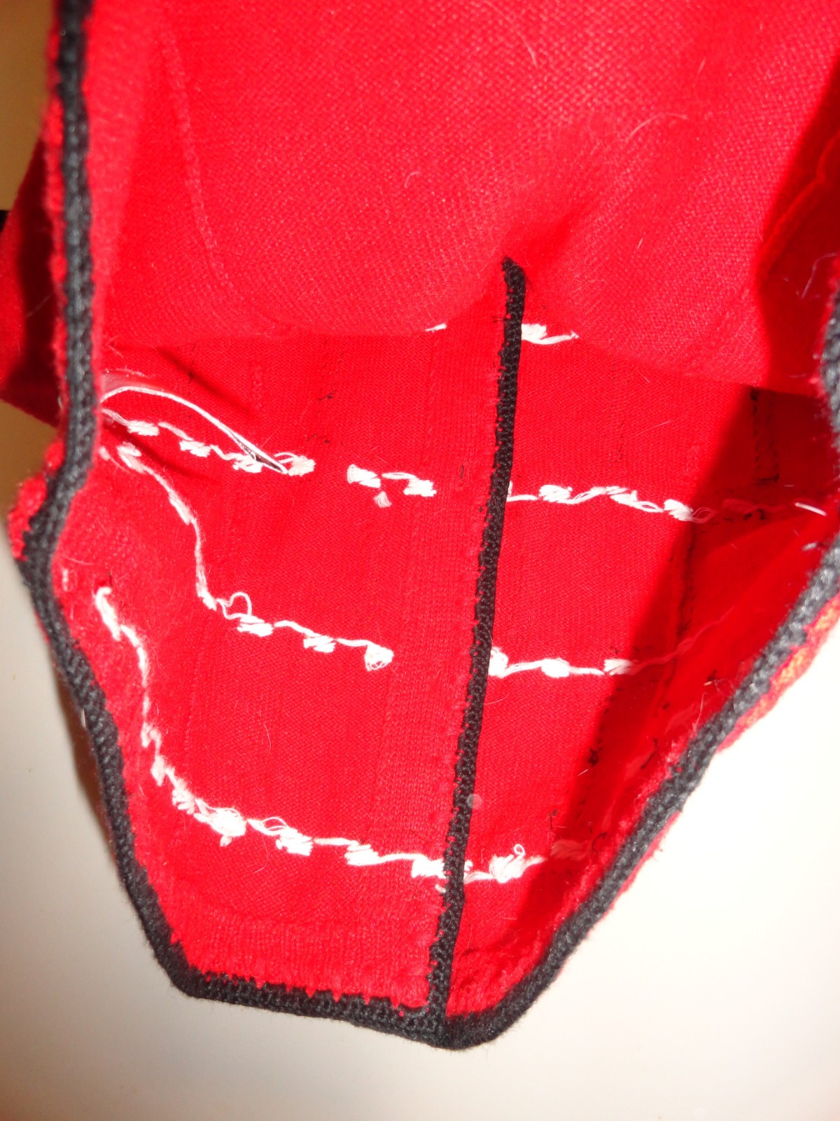 Vintage Michael Simon Petites Red Black Stripe Button Patent Leather Vest P/P