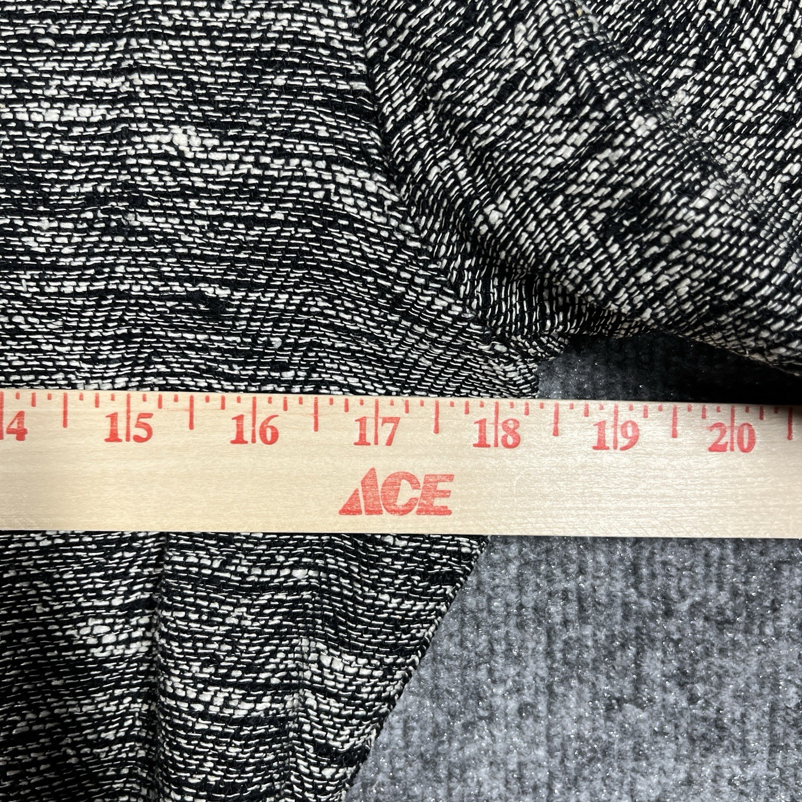 VINTAGE 70s I. Magnin Helga Shirt Dress Womens Size Small Tweed Cotton