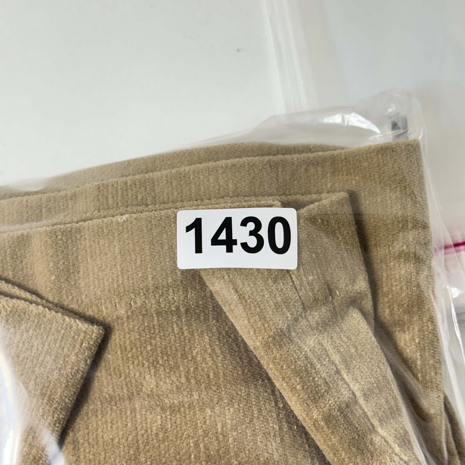 Vintage Lee Corduroy Pants 27×30 Brown Bell Bottom Stretch Talon Zip USA Made 70