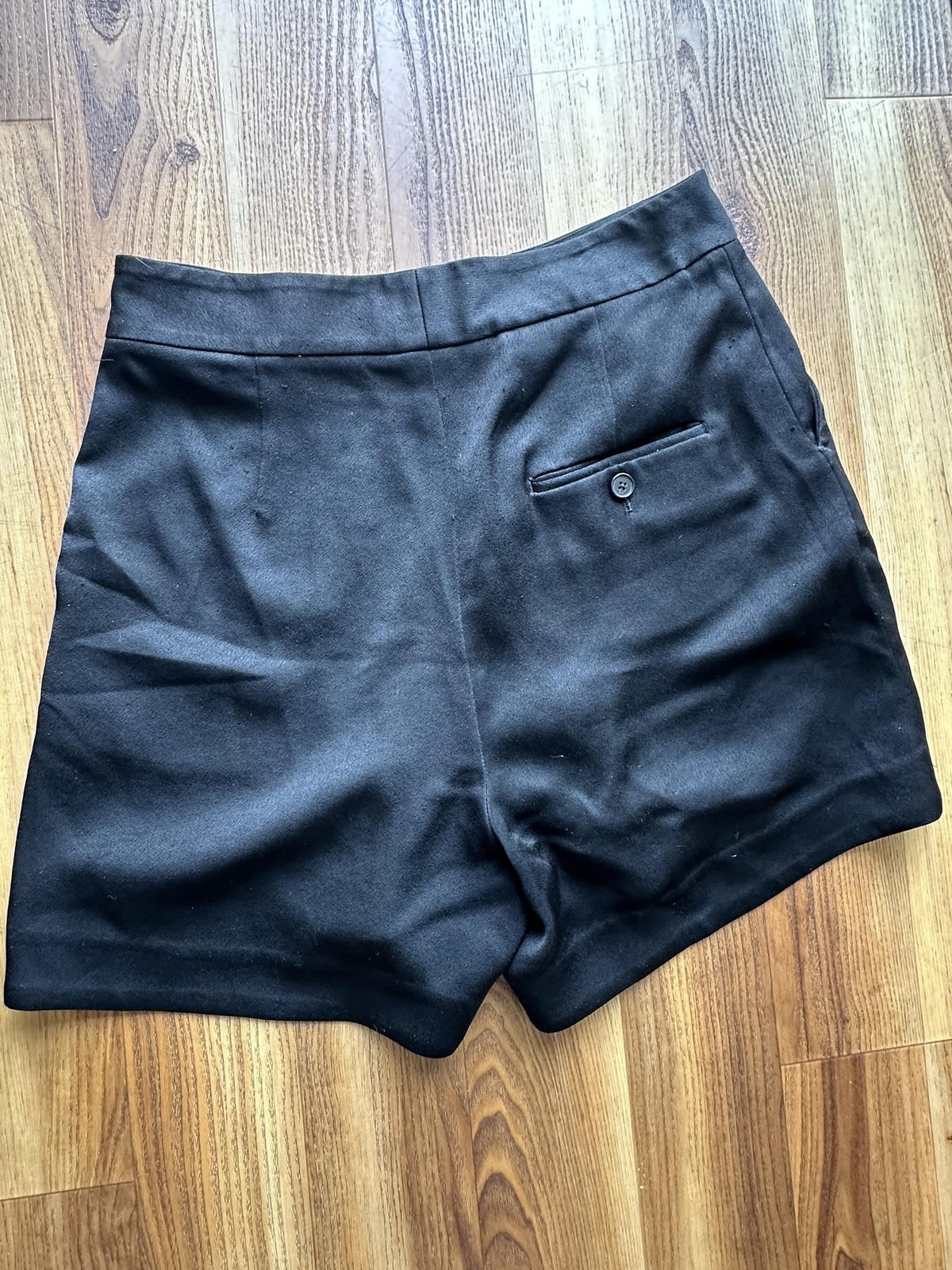 3.1 Phillip Lim Shorts Womens Size Black Tailored Belted Overlap