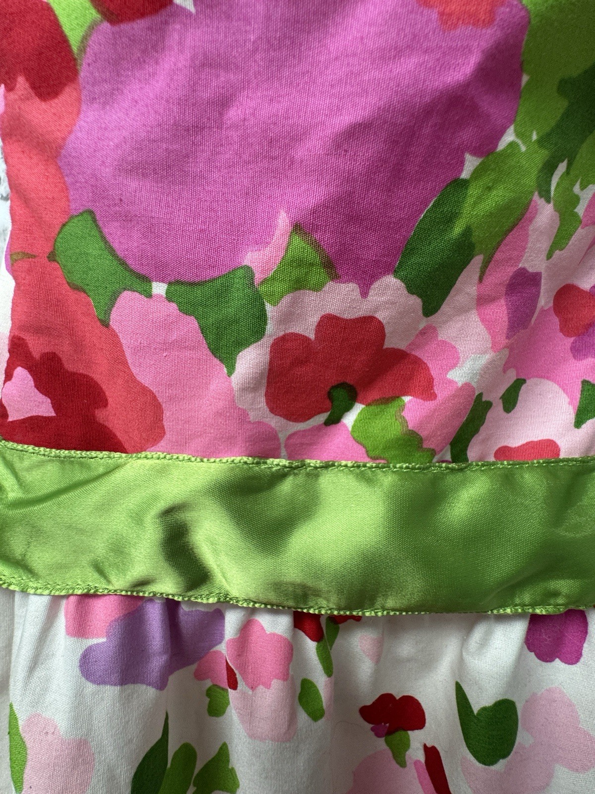 Vintage California Poppy Bright Floral Maxi Sun Dress 1960s Tag Sz 12 See Sizing