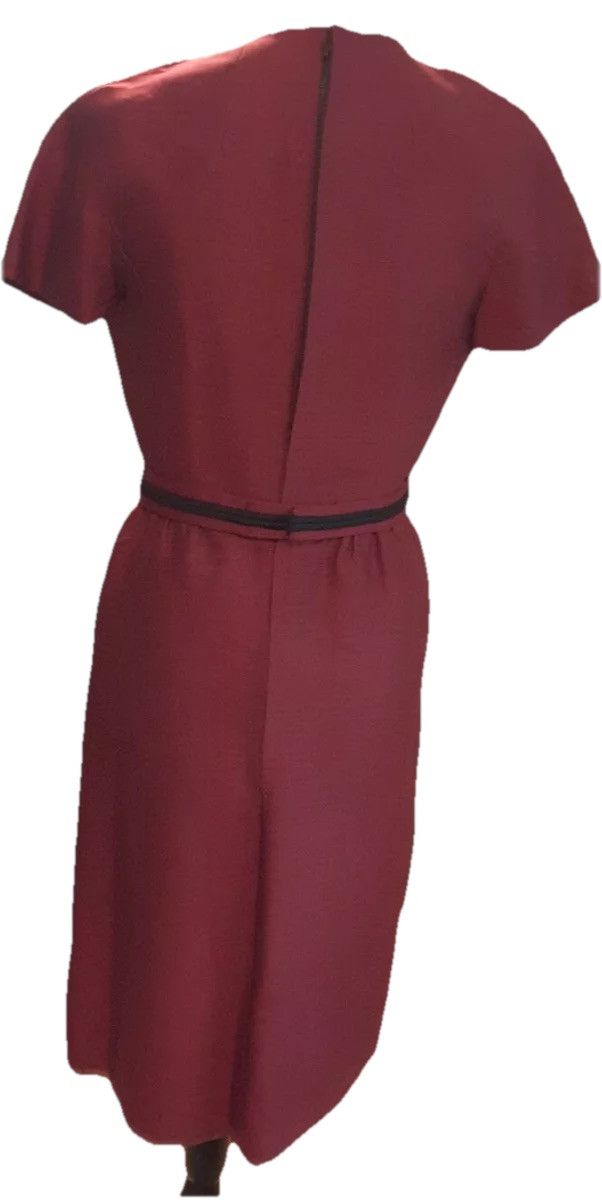 Red Vintage Dress By Mollie Parnis New York 5th Avenue