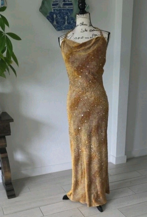 1970s Victoria Royal by Mary Bays Evening Gown