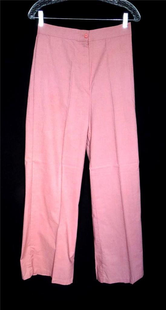 VERY RARE VINTAGE 1970’S „DEADSTOCK” NEVER WORN PINK FLORAL COTTON OUTFIT SIZE 8