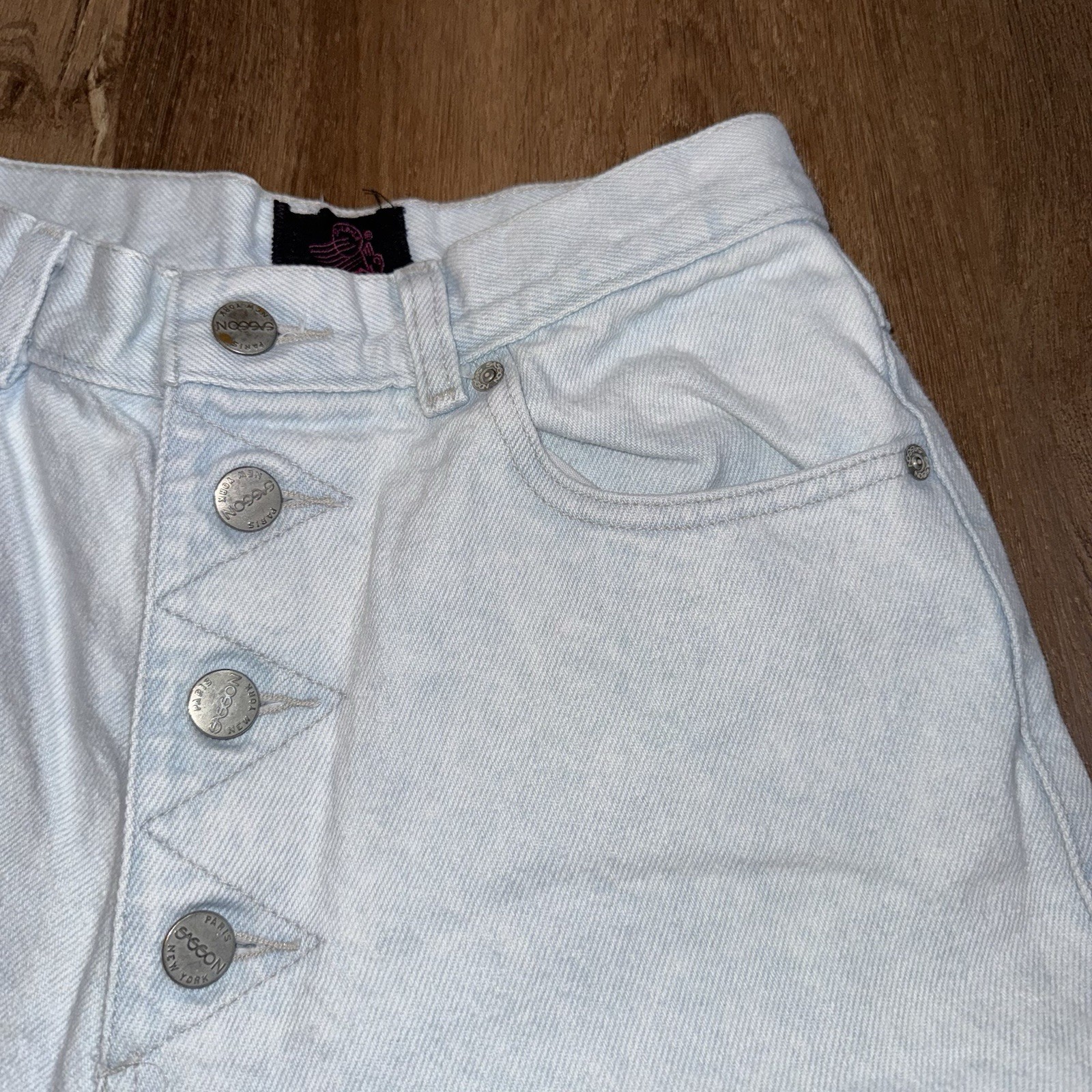 1980s Sasson Jeans Womens 9 Acid Wash Denim Blue Jean Pants Vintage 80s 26 x 28