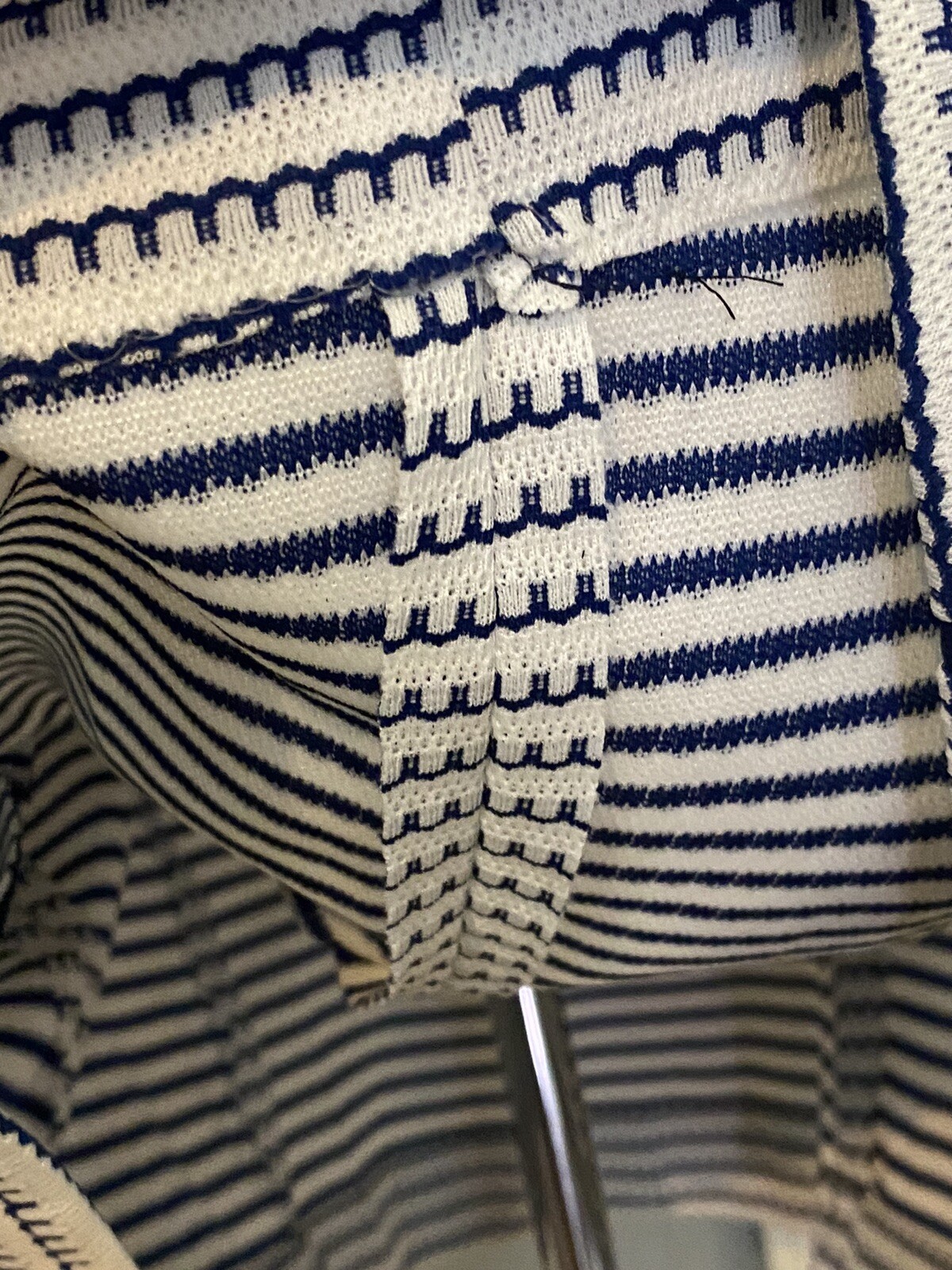 70’s Sears Dress Blue White With Belt New With Original Tags Right Track Brand