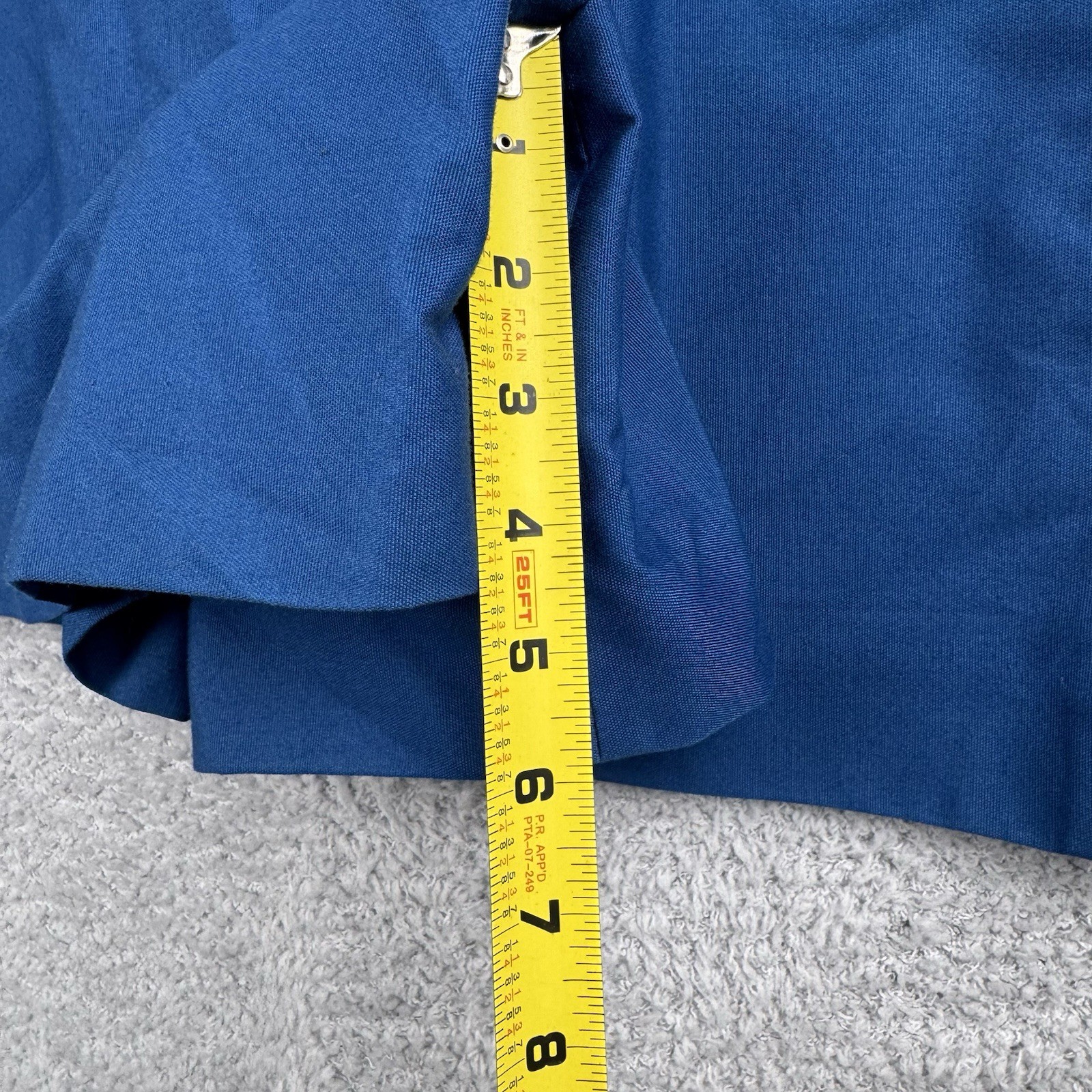 Vintage 60s Women’s Scooter Skort Shorts Blue Pockets Size 12