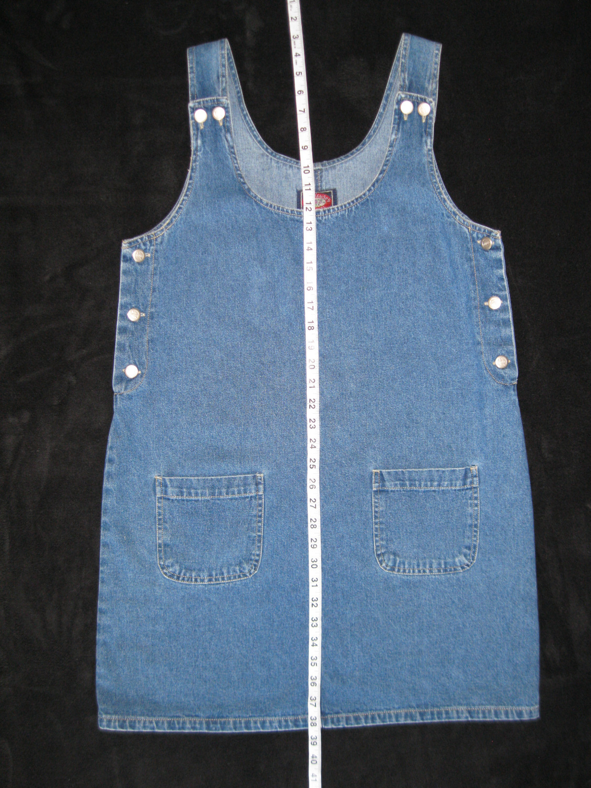 Vintage 90’s/Y2K New NO EXCUSES ORIGINAL Denim dress Size M Nice! Rare!
