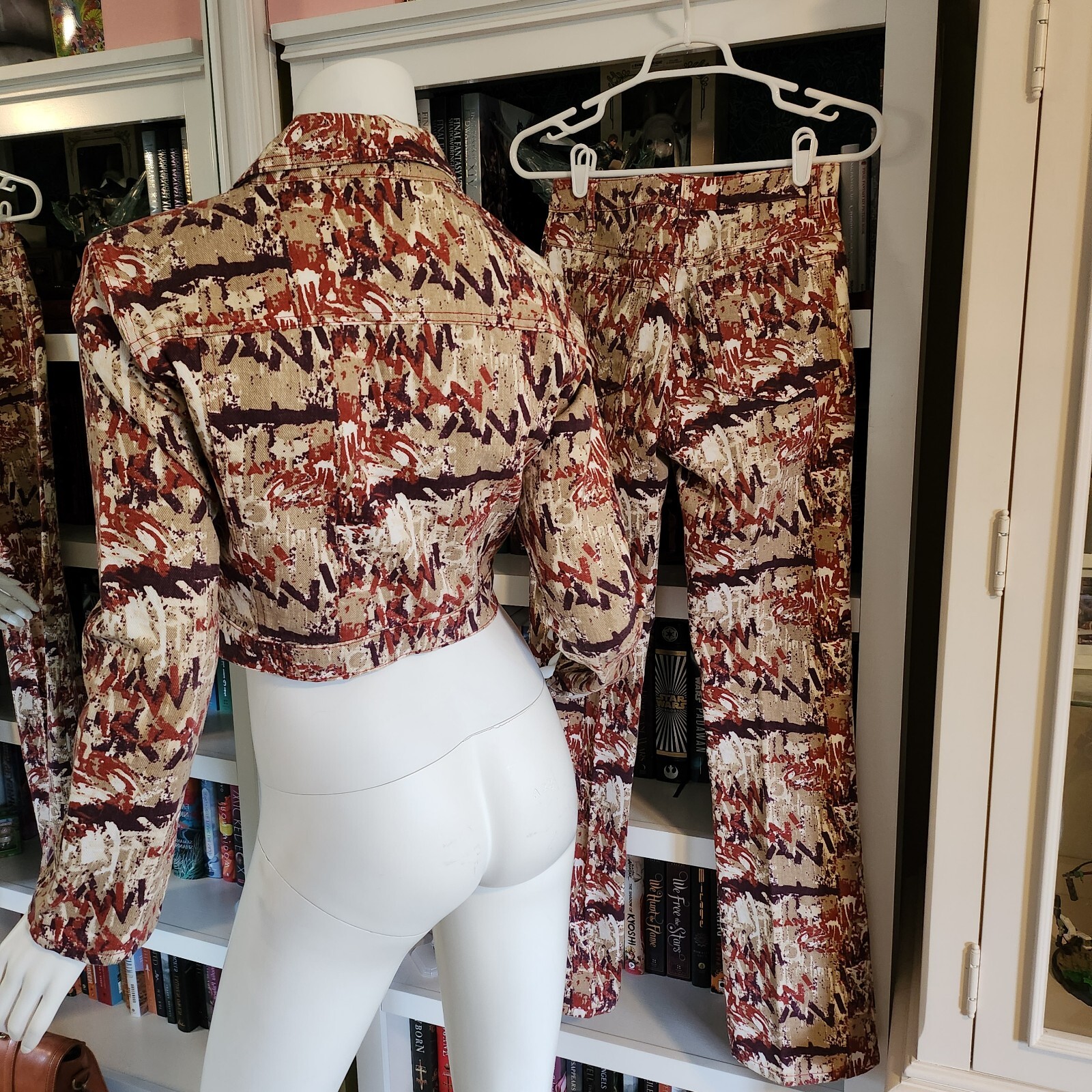 Vintage Karl Kani 90s Name Print Two Piece Jacket and Pant Set XS