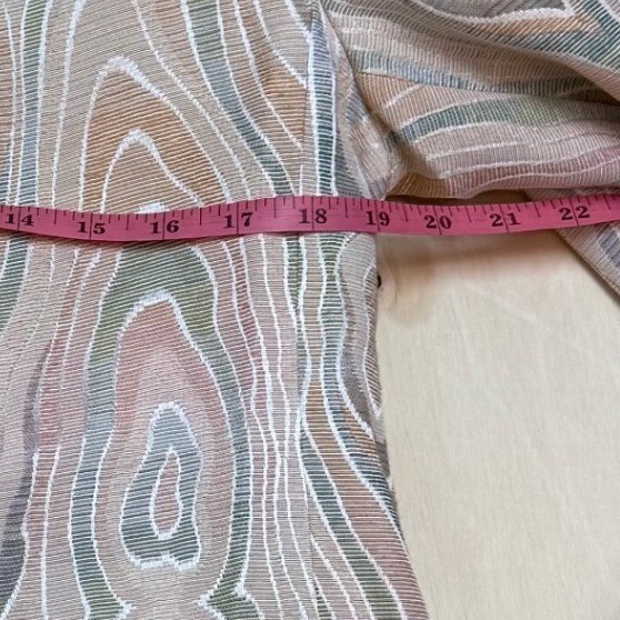 Vintage Kasper for ASL 3 Piece Skirt Suit Set Pink Abstract Jacquard Sz 8 90s