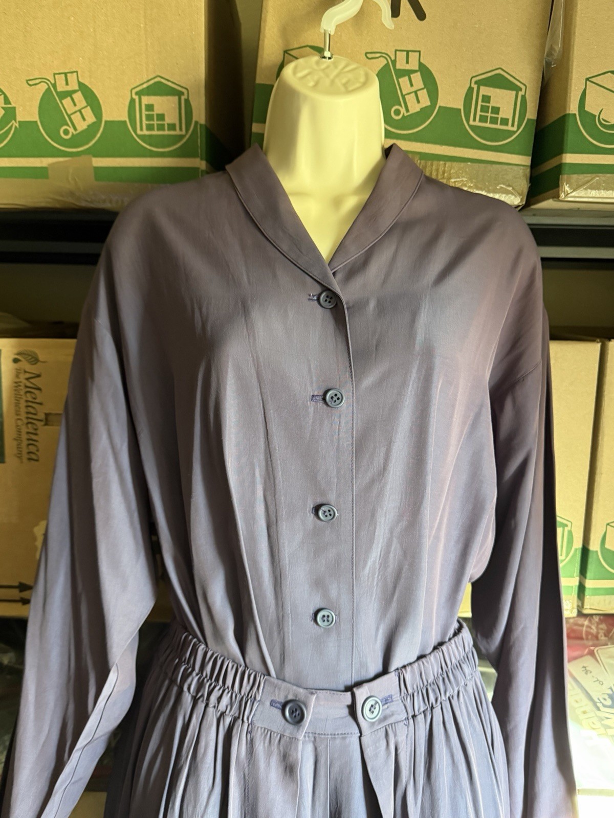 Vintage J. Harris Women’s Three Piece Blouse Pants And Skirt Set. Size Small.